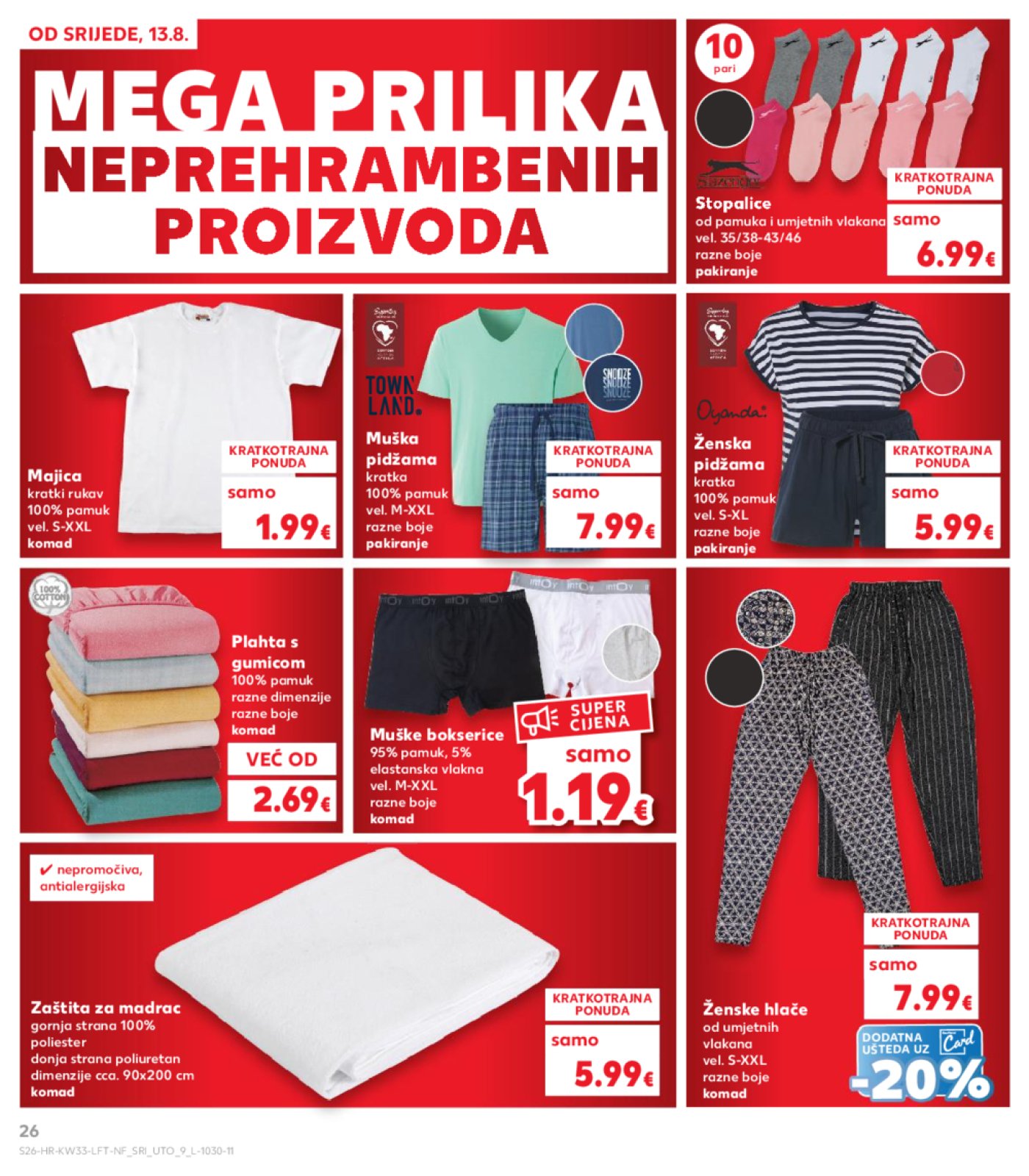 Kaufland katalog Akcija 13. 08. - 19. 08. 2025. Odabrane poslovnice