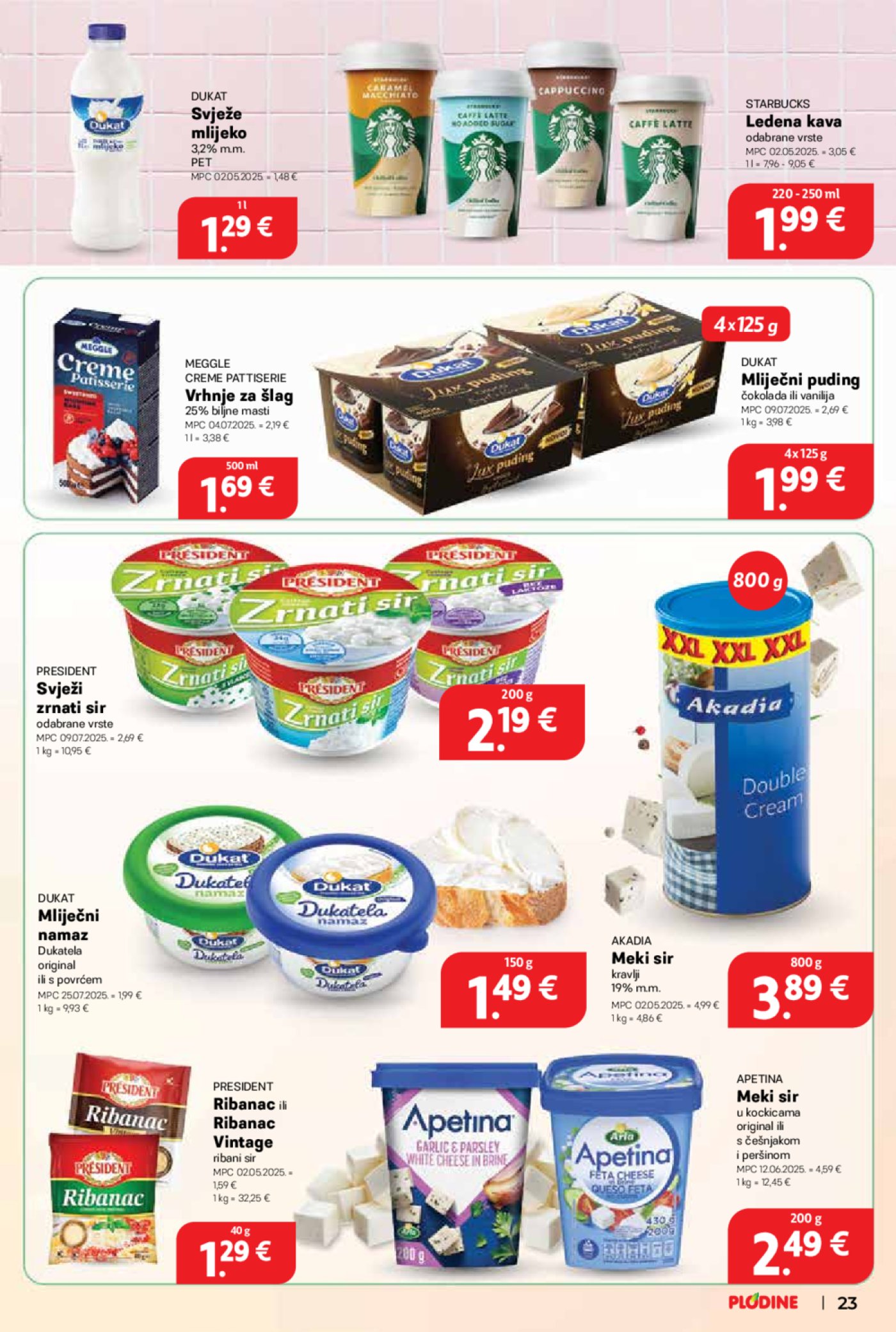 Plodine katalog Akcija 13. 08. - 19. 08. 2025.