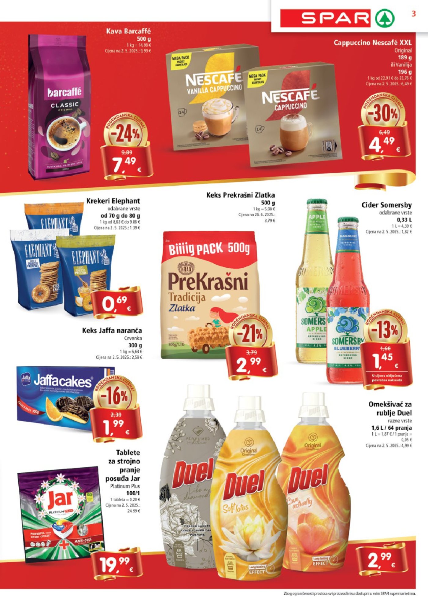 SPAR katalog Akcija 13. 08. - 19. 08. 2025.