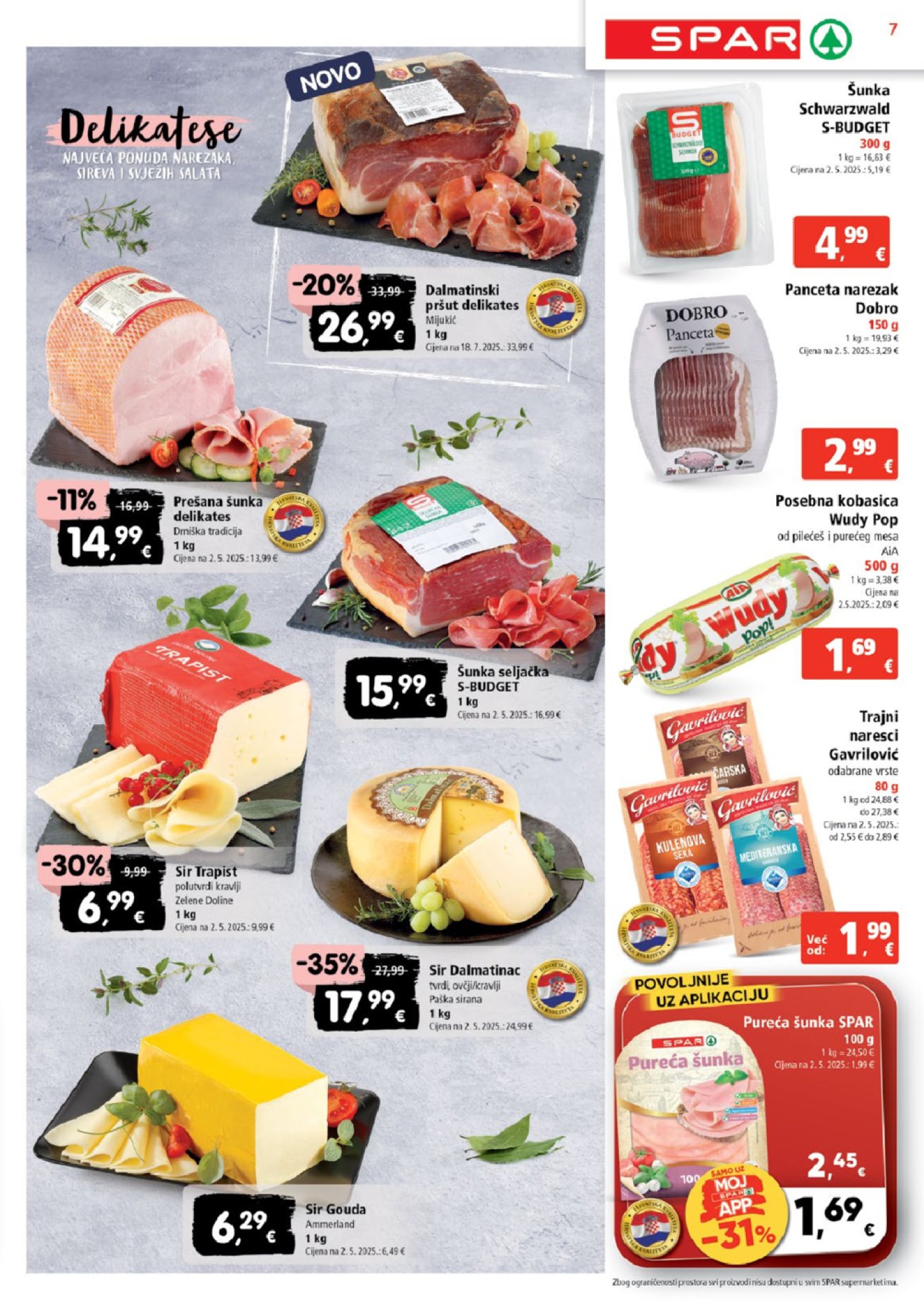 SPAR katalog Akcija 13. 08. - 19. 08. 2025.