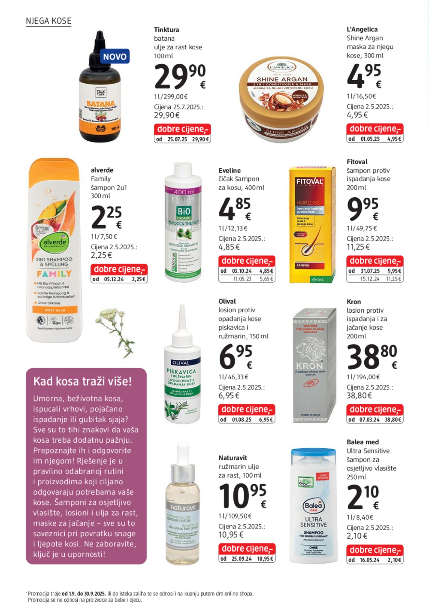 dm katalog Akcija 01.09. - 15.09.2025.