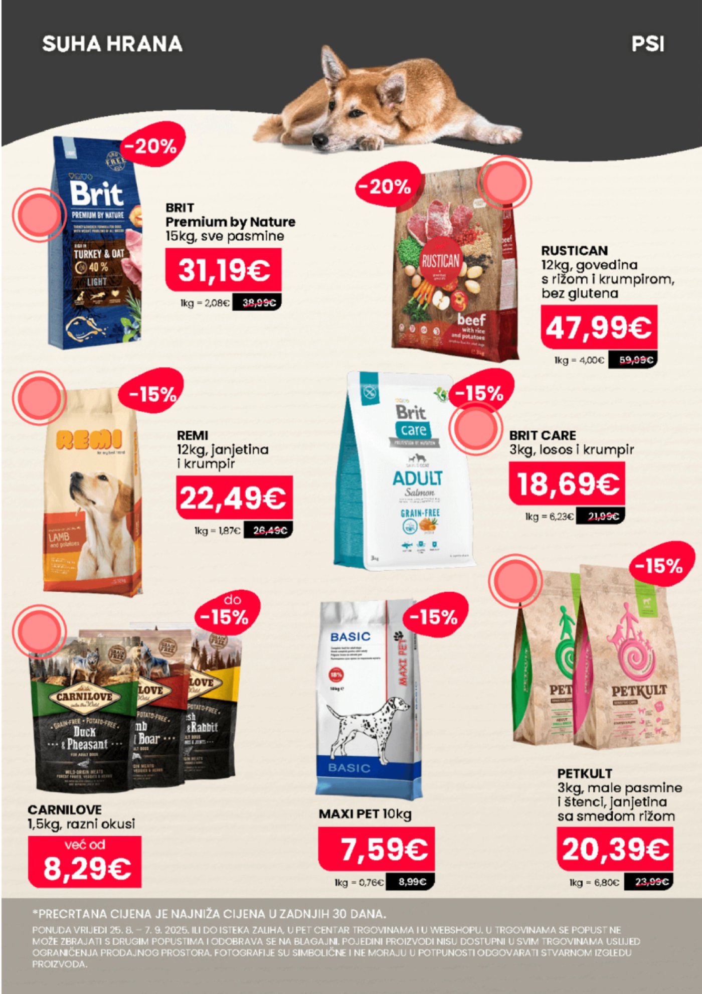 Pet Centar katalog Akcija 25.08.-07.09.2025.
