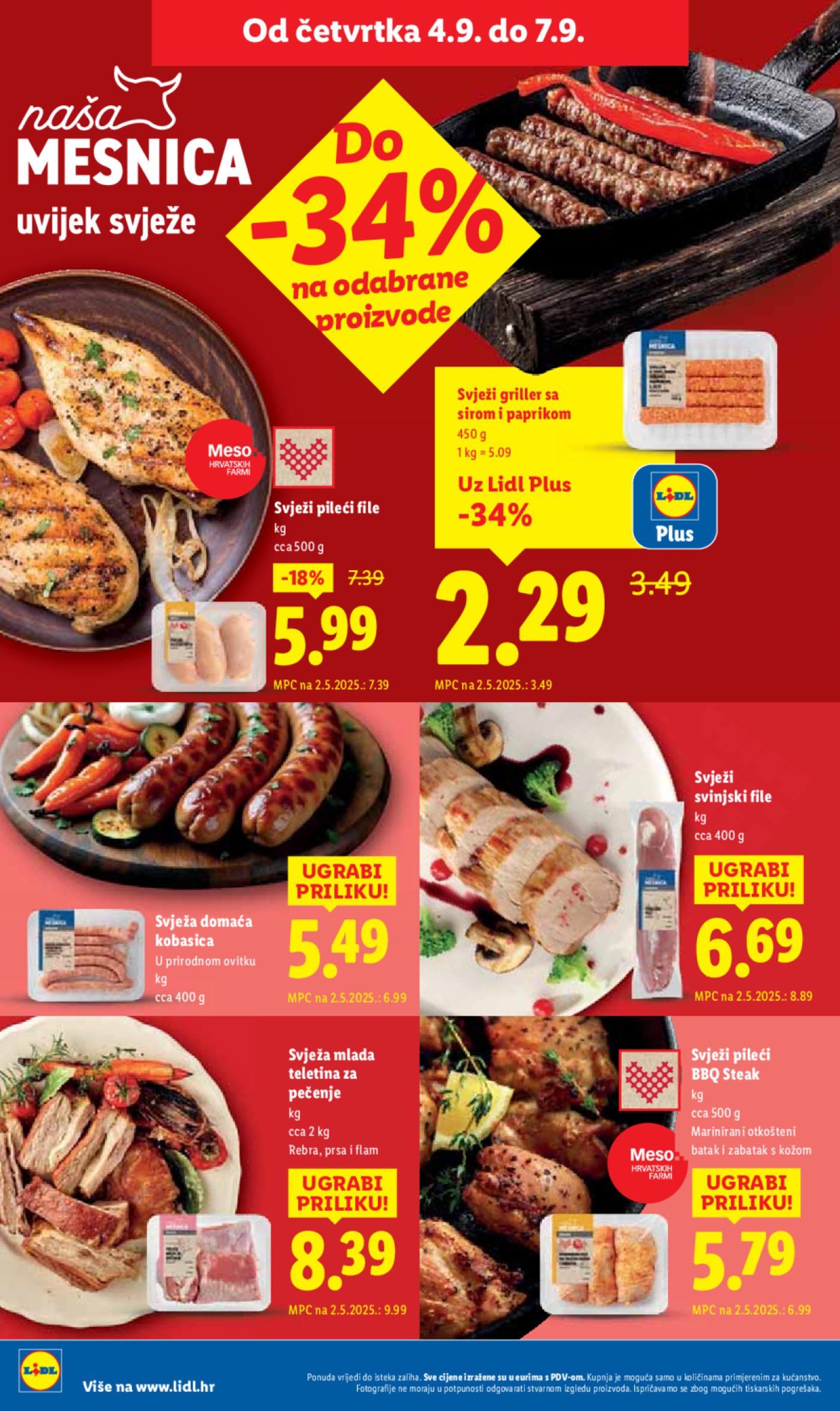 Lidl katalog Super ponuda od ponedjeljka 01.09. - 07.09.2025.