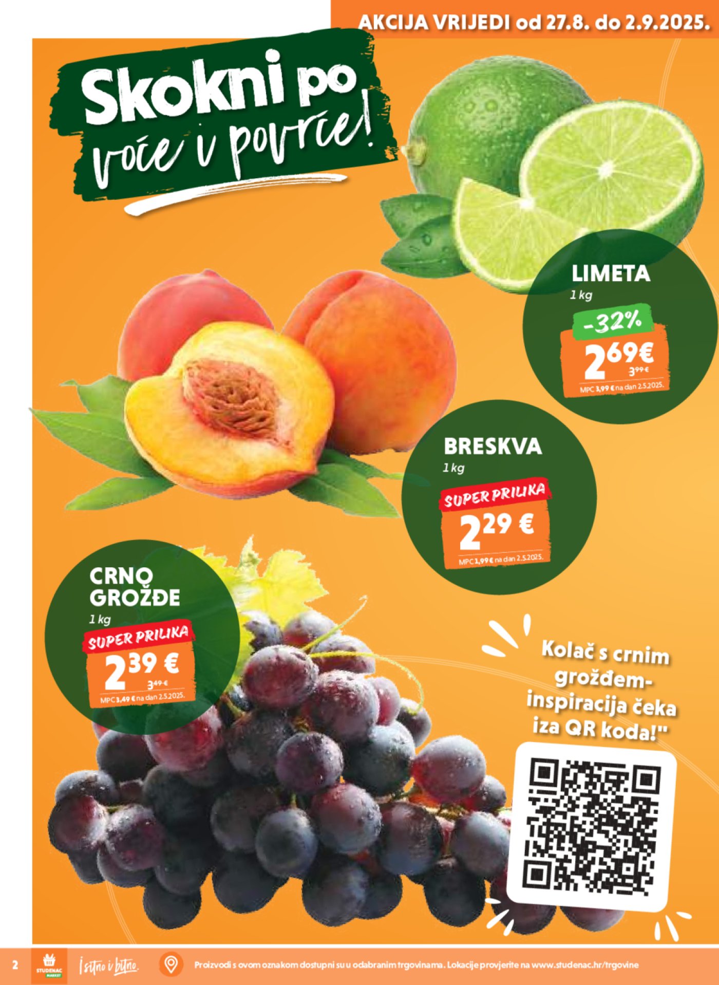 Studenac katalog Akcija 27.08.-09.09.2025.