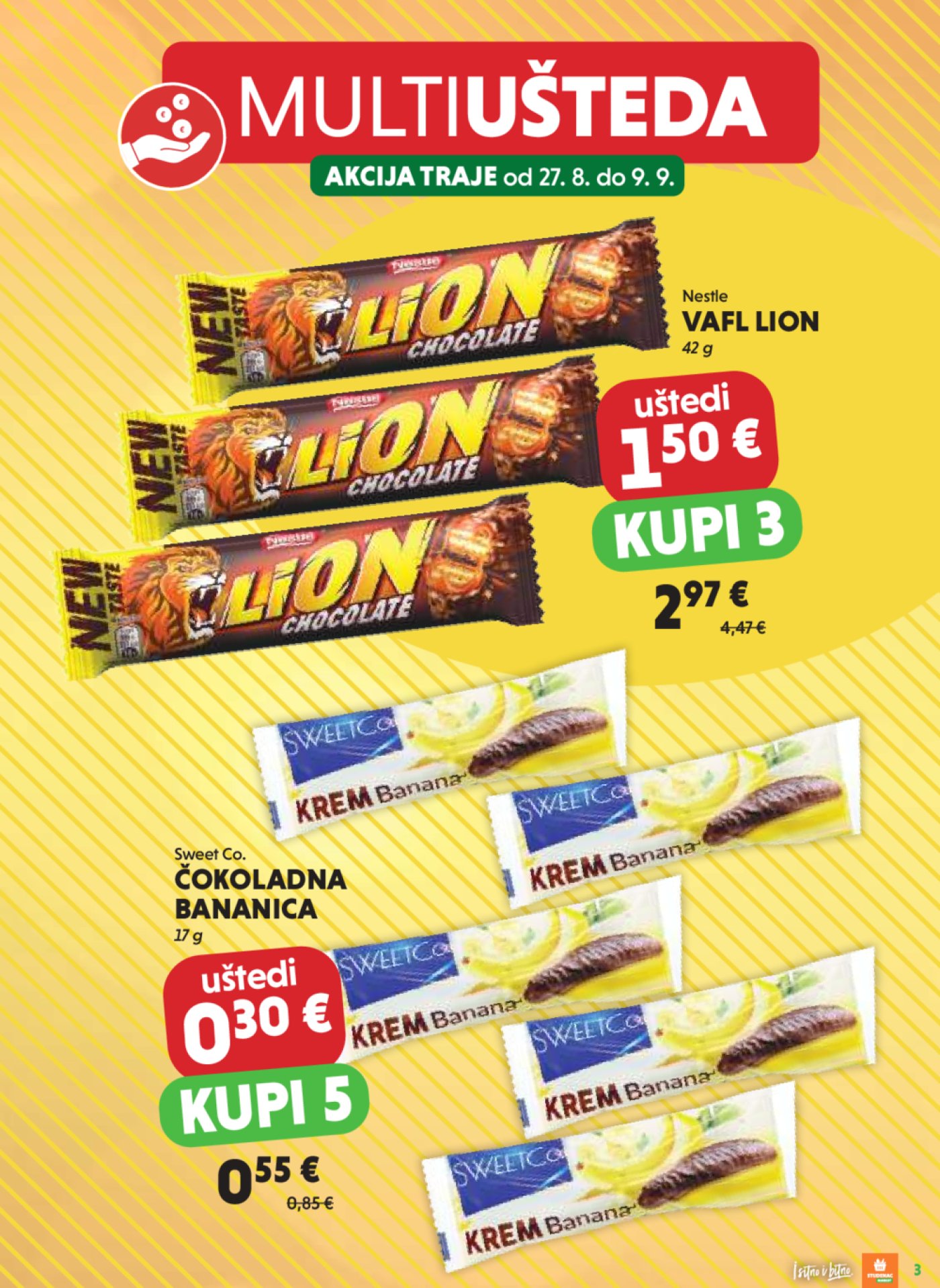 Studenac katalog Multiušteda 27.08. - 09.09.2025.