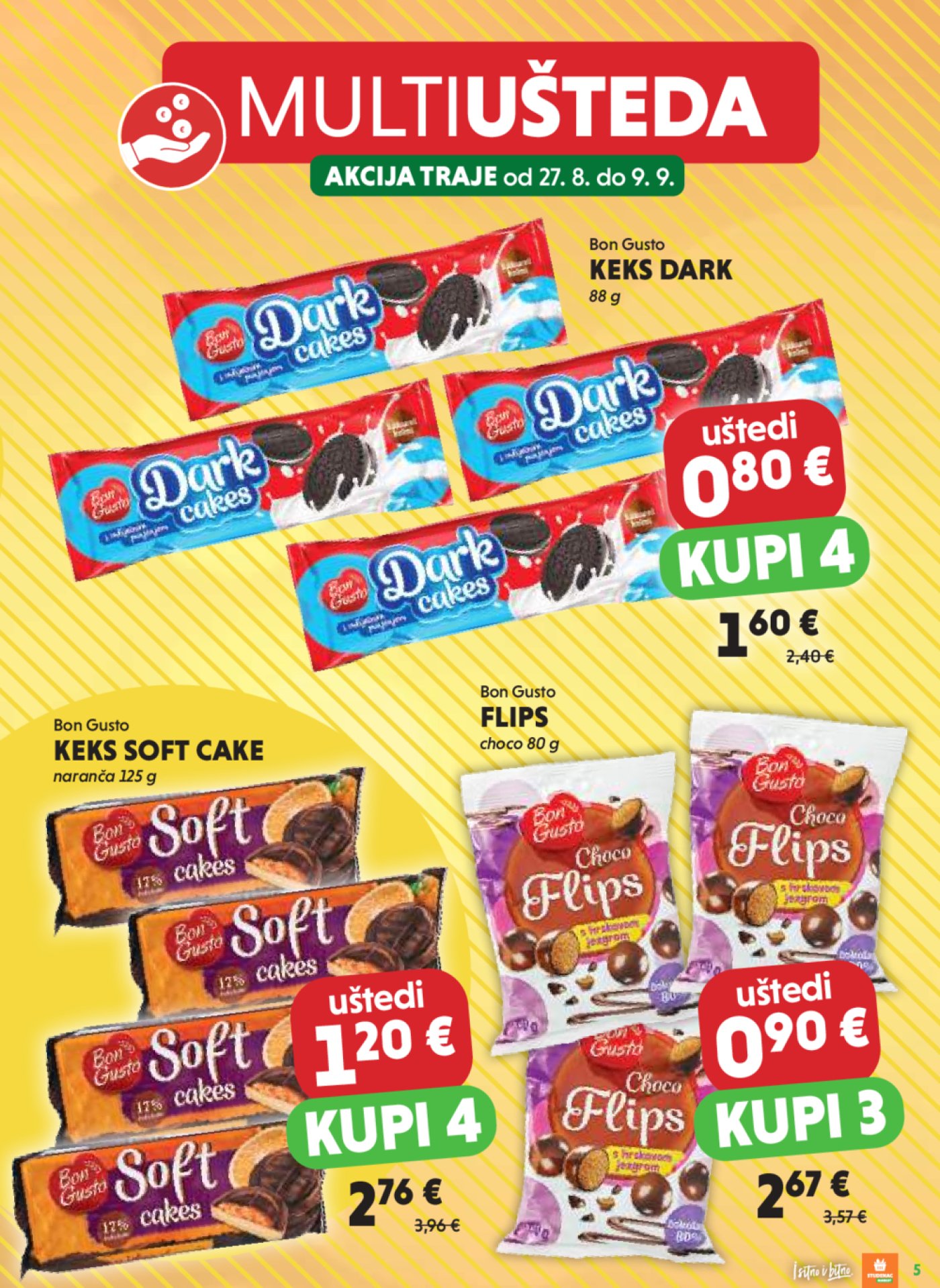 Studenac katalog Multiušteda 27.08. - 09.09.2025.