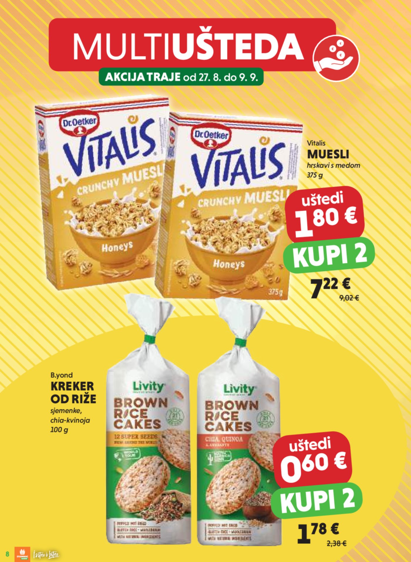 Studenac katalog Multiušteda 27.08. - 09.09.2025.