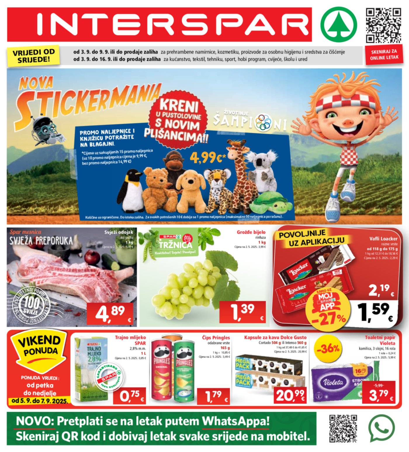 Interspar katalog Akcija 03.09. - 09.09.2025.