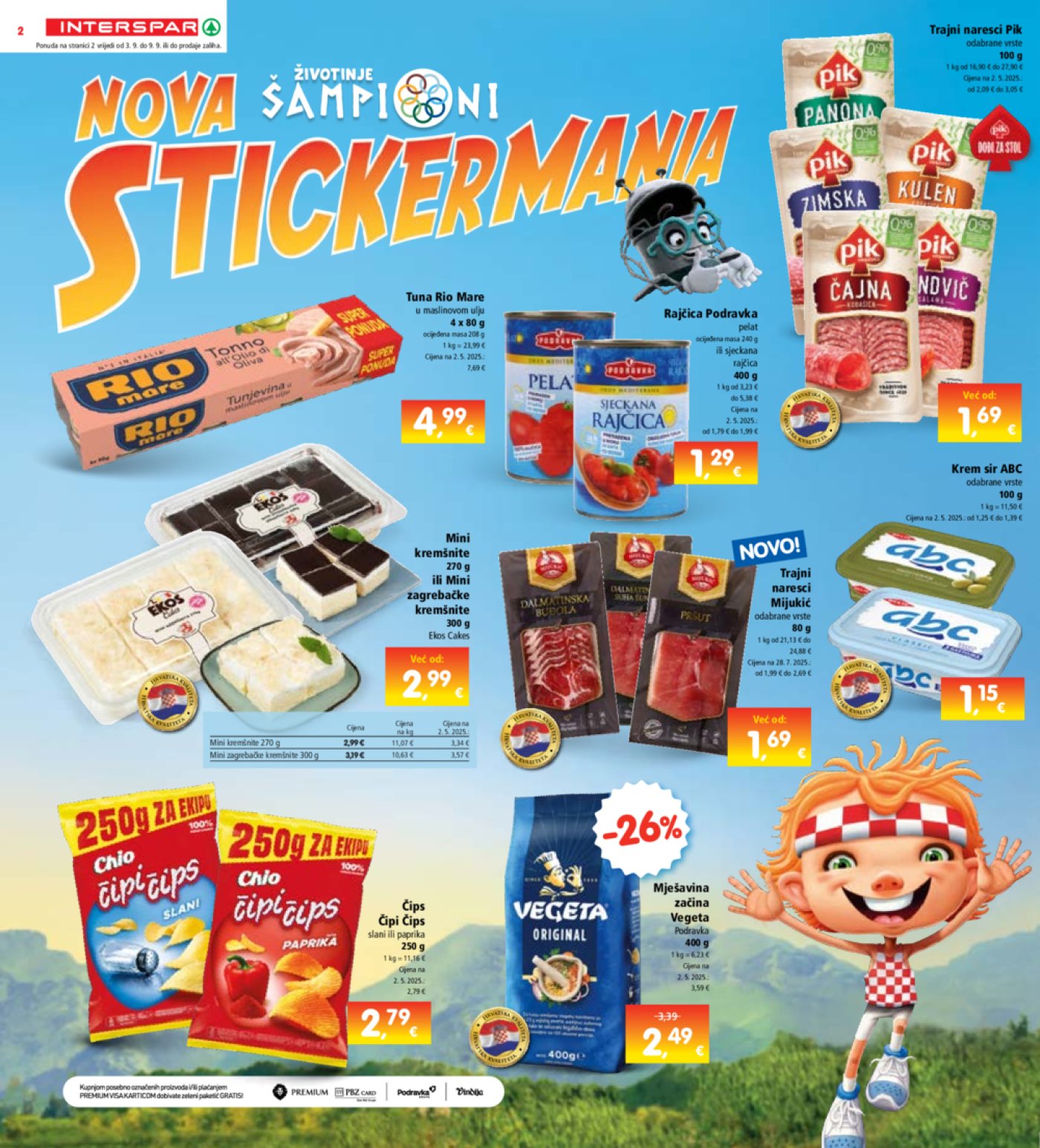 Interspar katalog Akcija 03.09. - 09.09.2025.