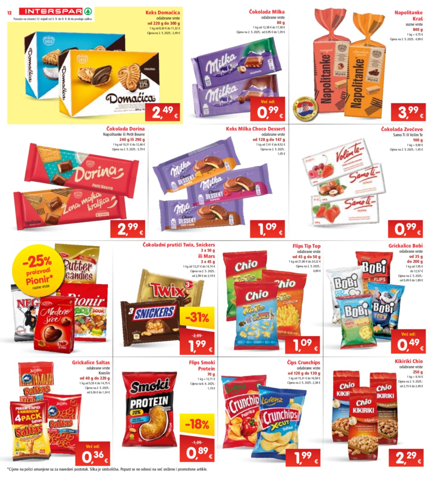 Interspar katalog Akcija 03.09. - 09.09.2025.