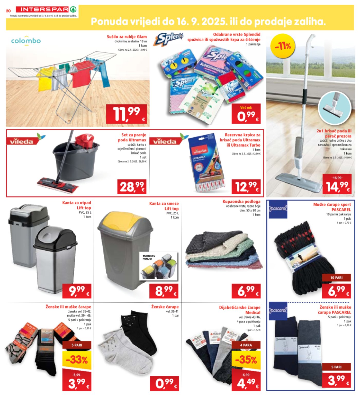 Interspar katalog Akcija 03.09. - 09.09.2025.