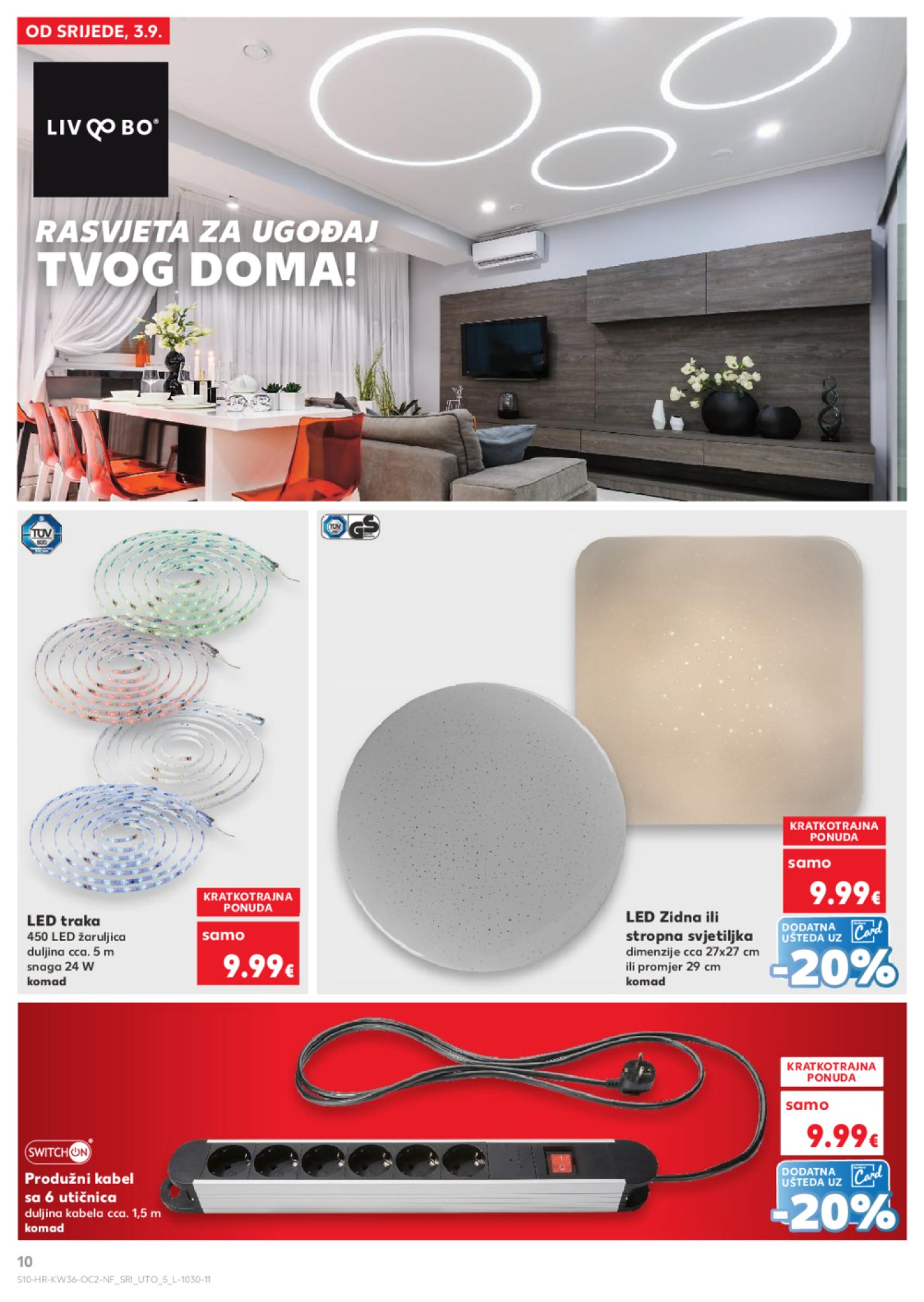 Kaufland katalog Neprehrambenih proizvoda 03.09.-09.09.2025. Odabrane poslovnice