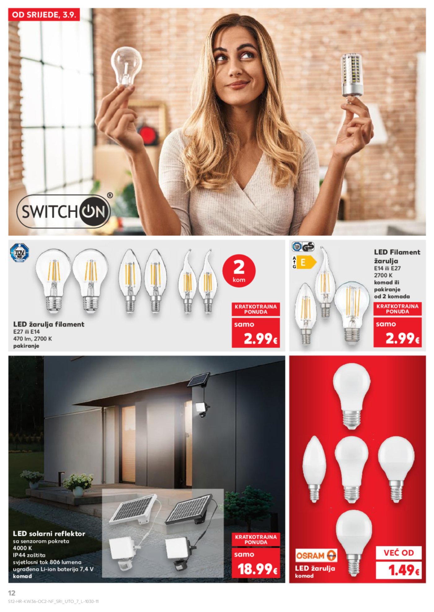 Kaufland katalog Neprehrambenih proizvoda 03.09.-09.09.2025. Odabrane poslovnice