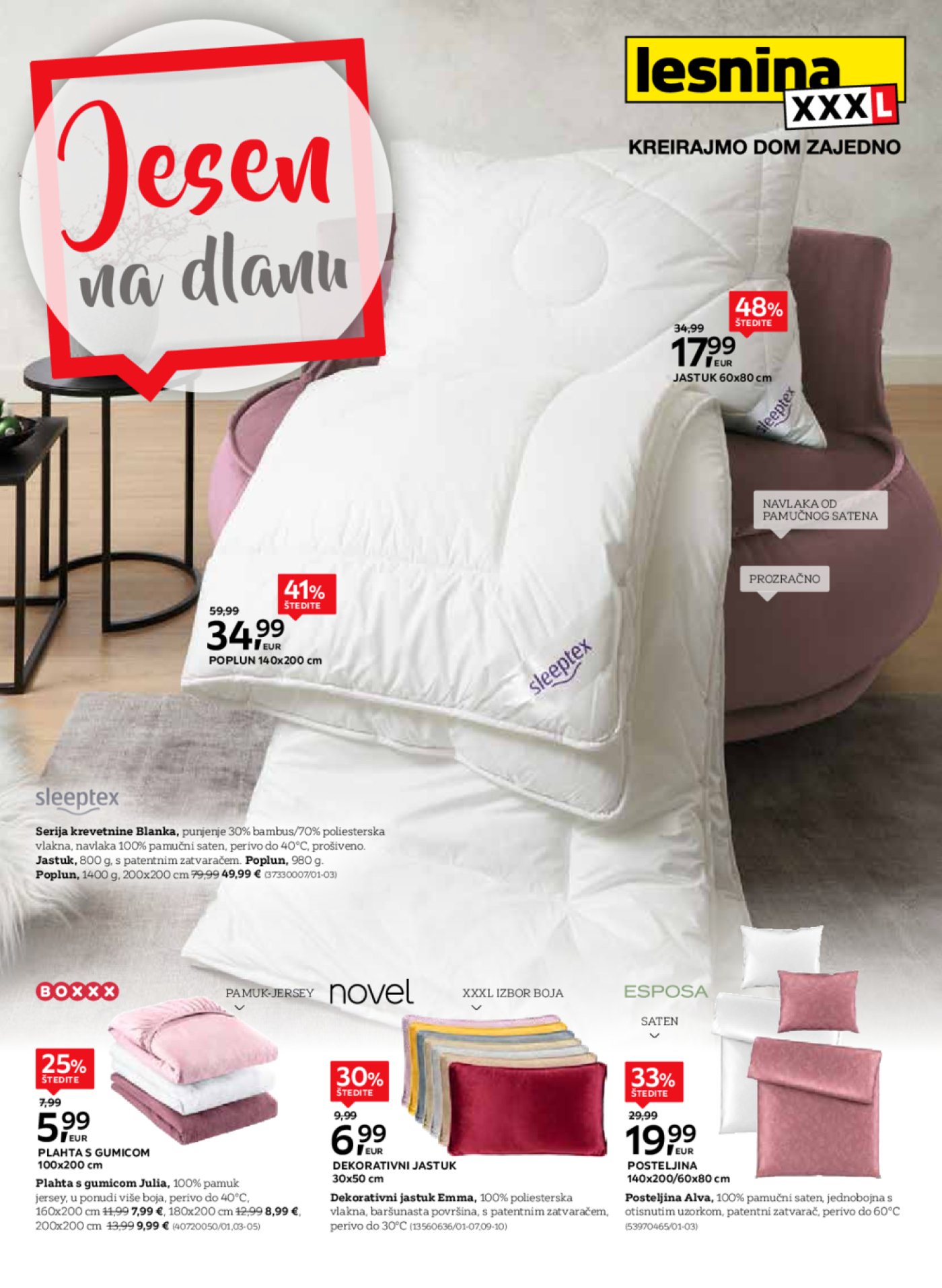 Lesnina katalog Jesen na dlanu 02.09. - 25.09.2025.