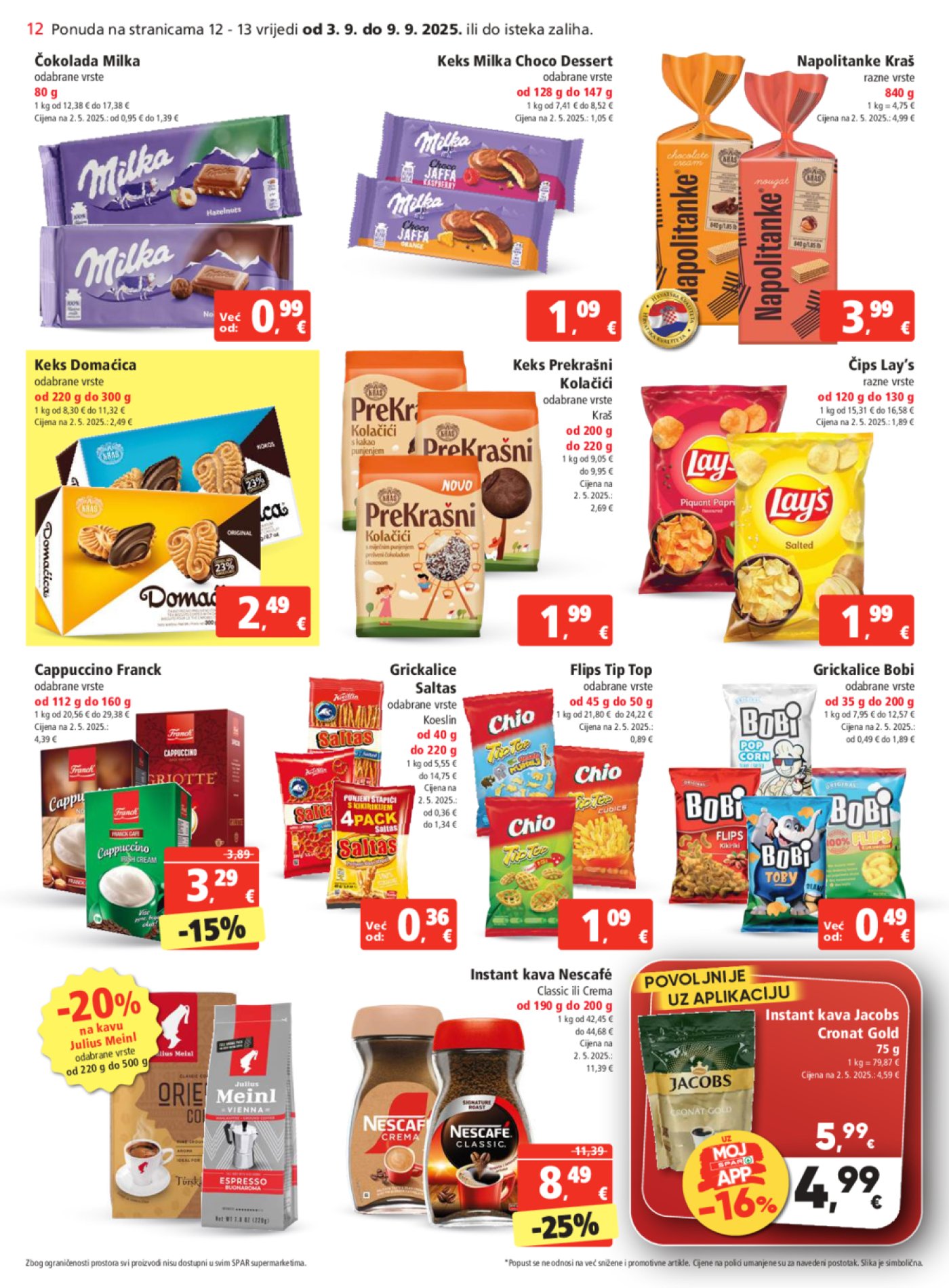 Spar katalog Akcija 03.09. - 09.09.2025.