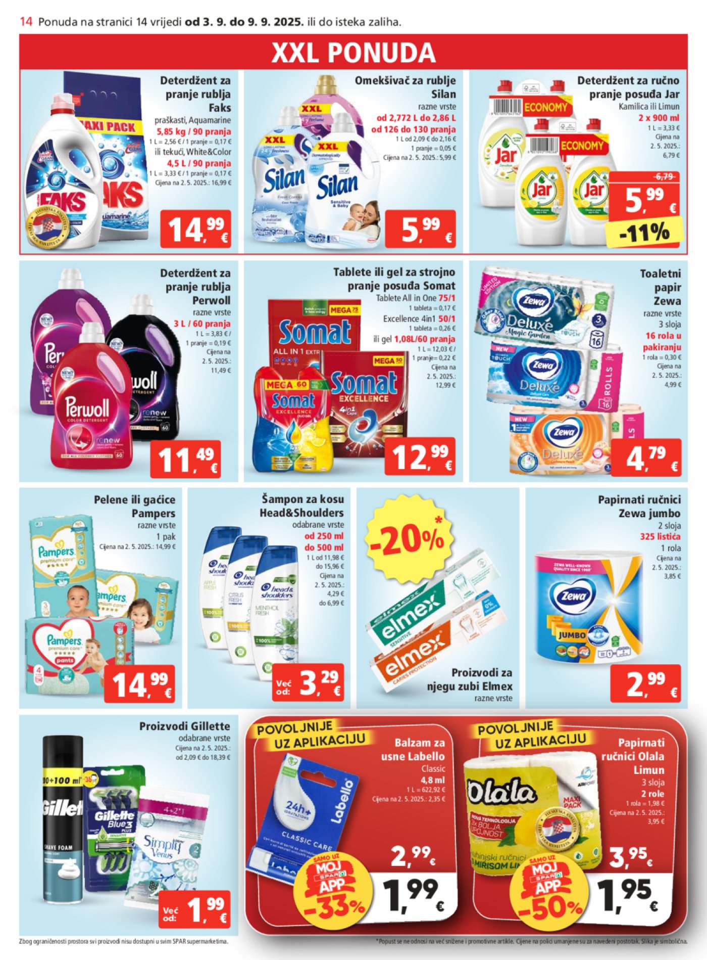 Spar katalog Akcija 03.09. - 09.09.2025.