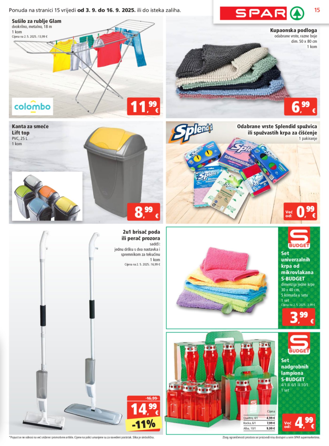 Spar katalog Akcija 03.09. - 09.09.2025.