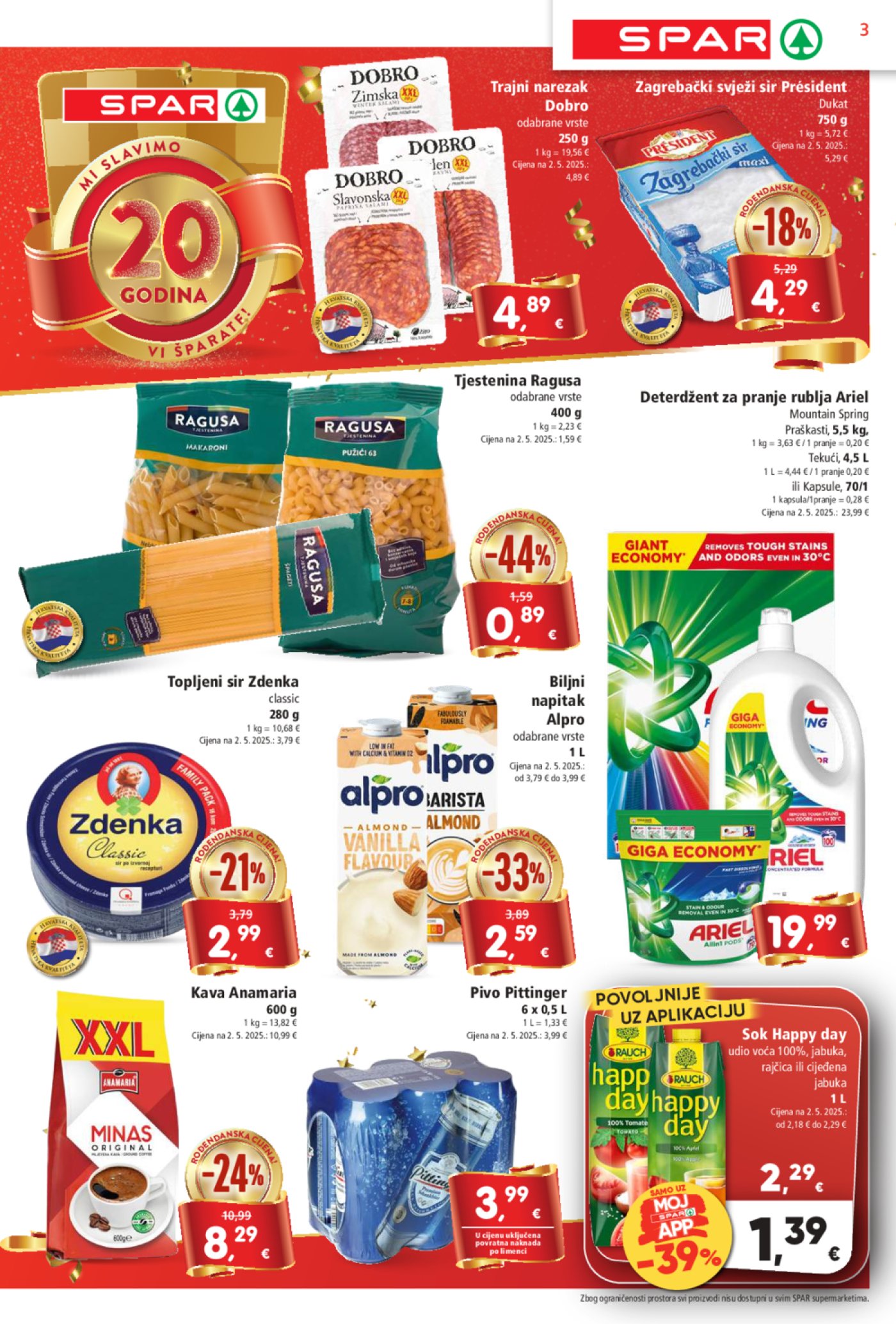 Spar katalog Akcija 03.09. - 09.09.2025.
