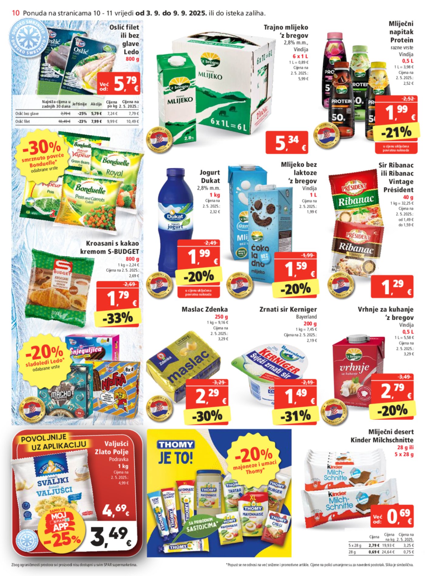 Spar katalog Akcija 03.09. - 09.09.2025.