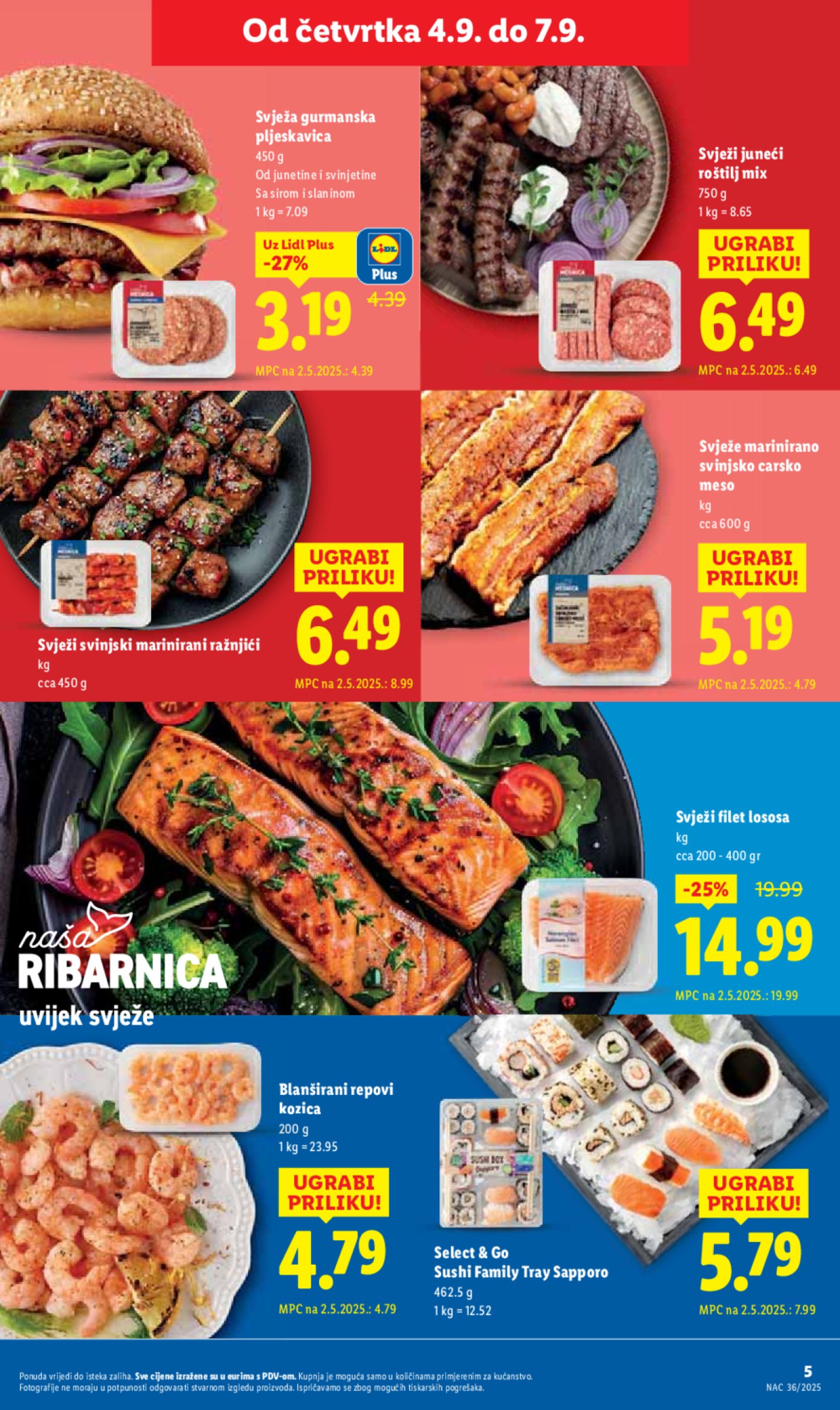 Lidl katalog Super ponuda od četvrtka 04.09. - 09.09.2025.