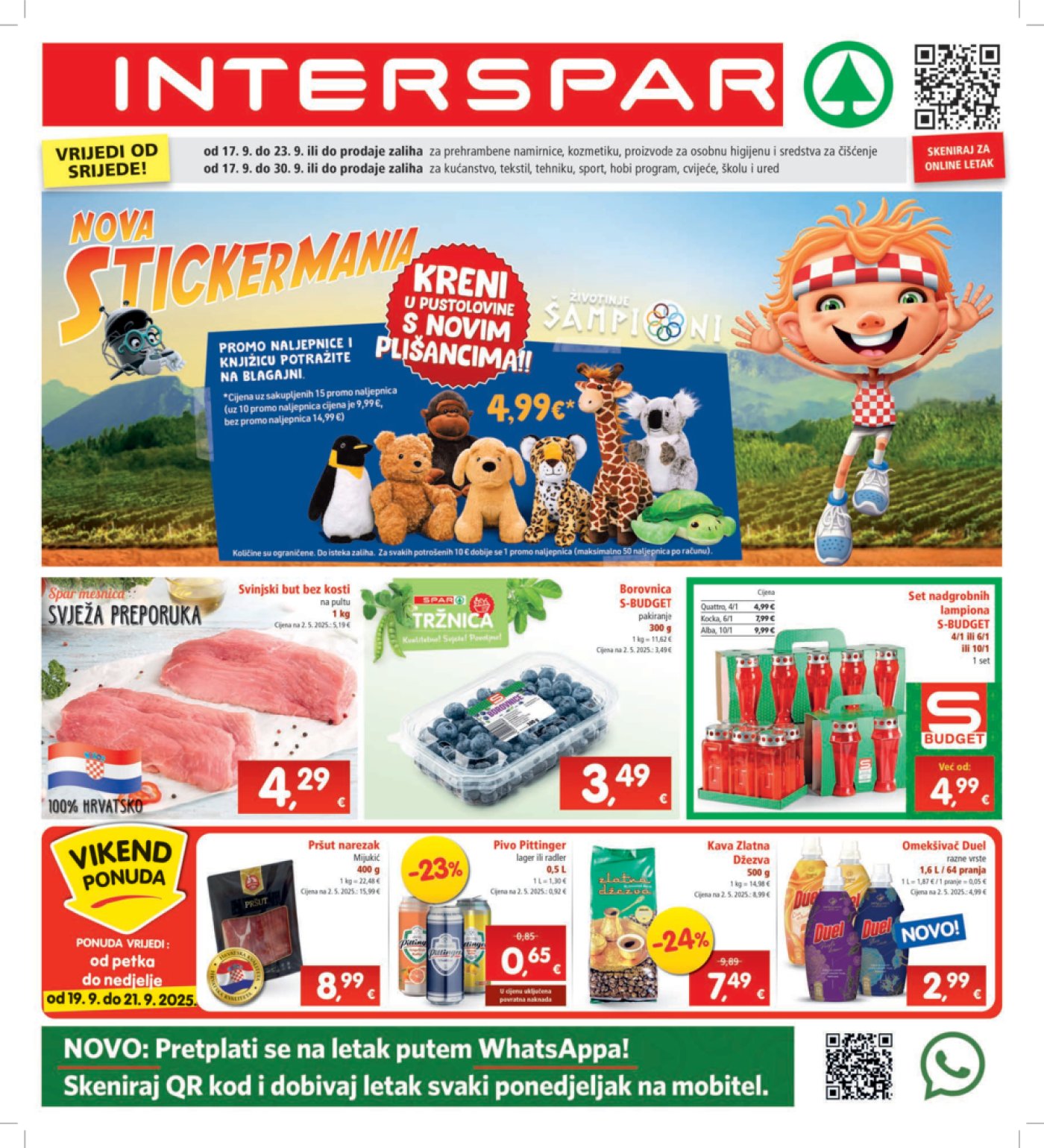 INTERSPAR katalog Akcija 17.09.-23.09.2025.
