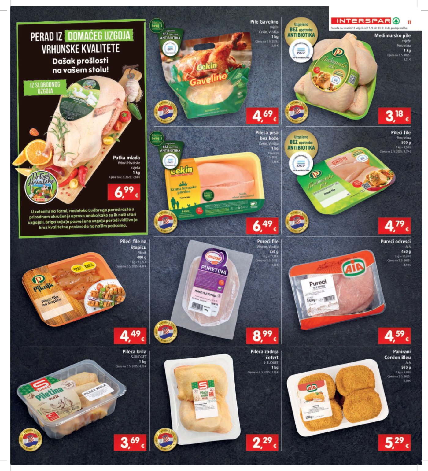 INTERSPAR katalog Akcija 17.09.-23.09.2025.
