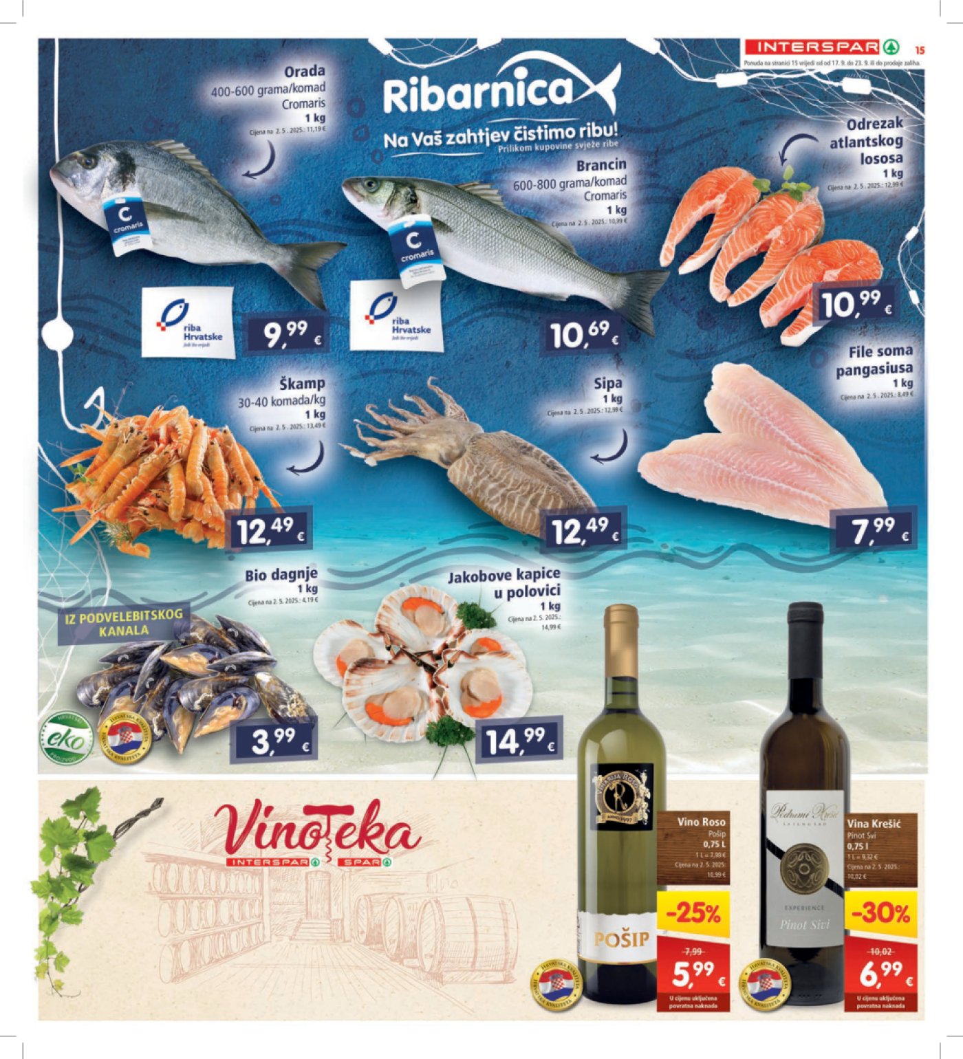 INTERSPAR katalog Akcija 17.09.-23.09.2025.