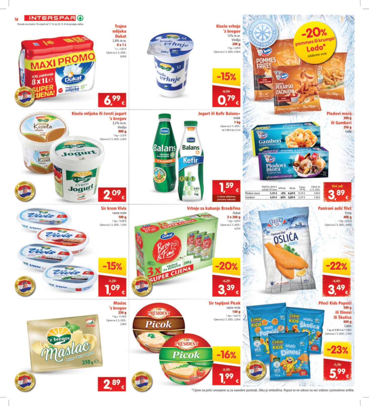 INTERSPAR katalog Akcija 17.09.-23.09.2025.