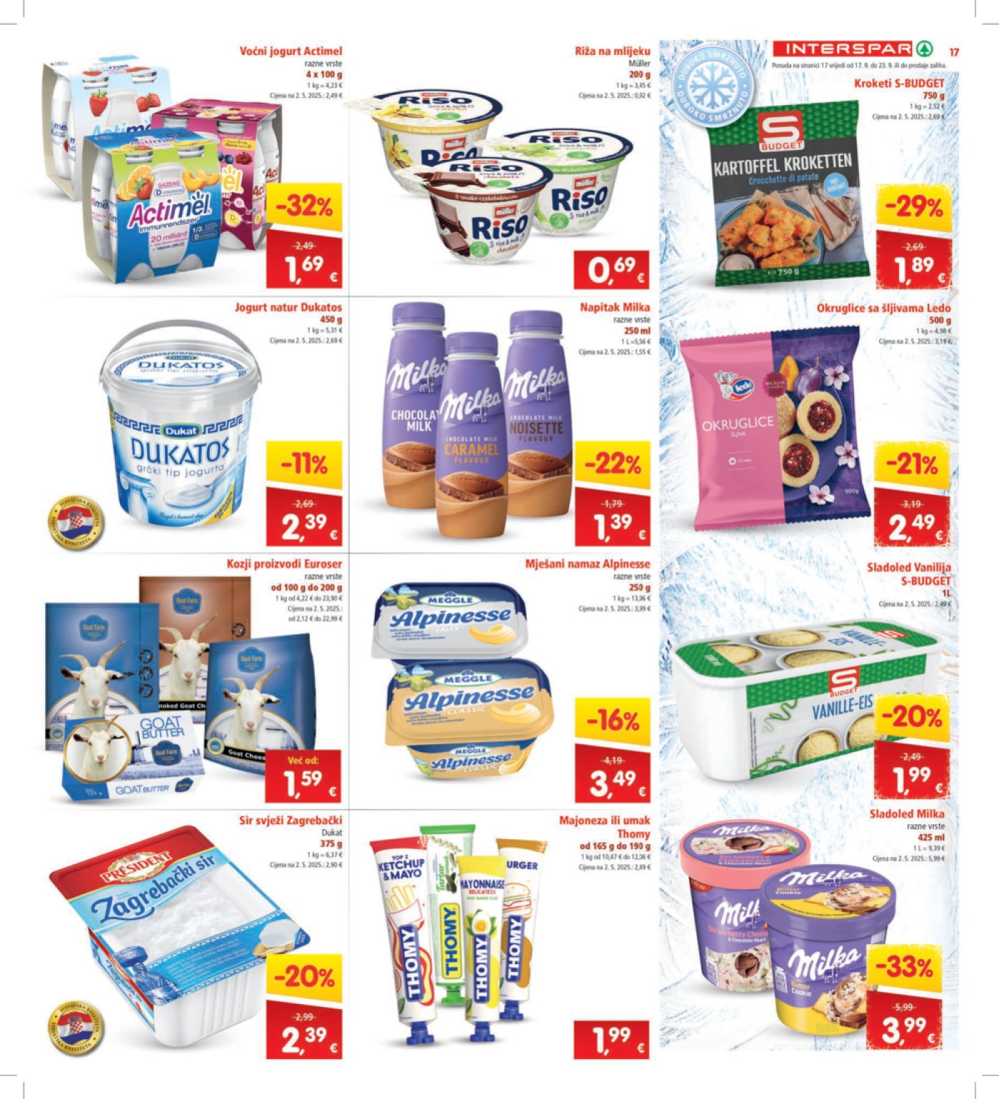 INTERSPAR katalog Akcija 17.09.-23.09.2025.