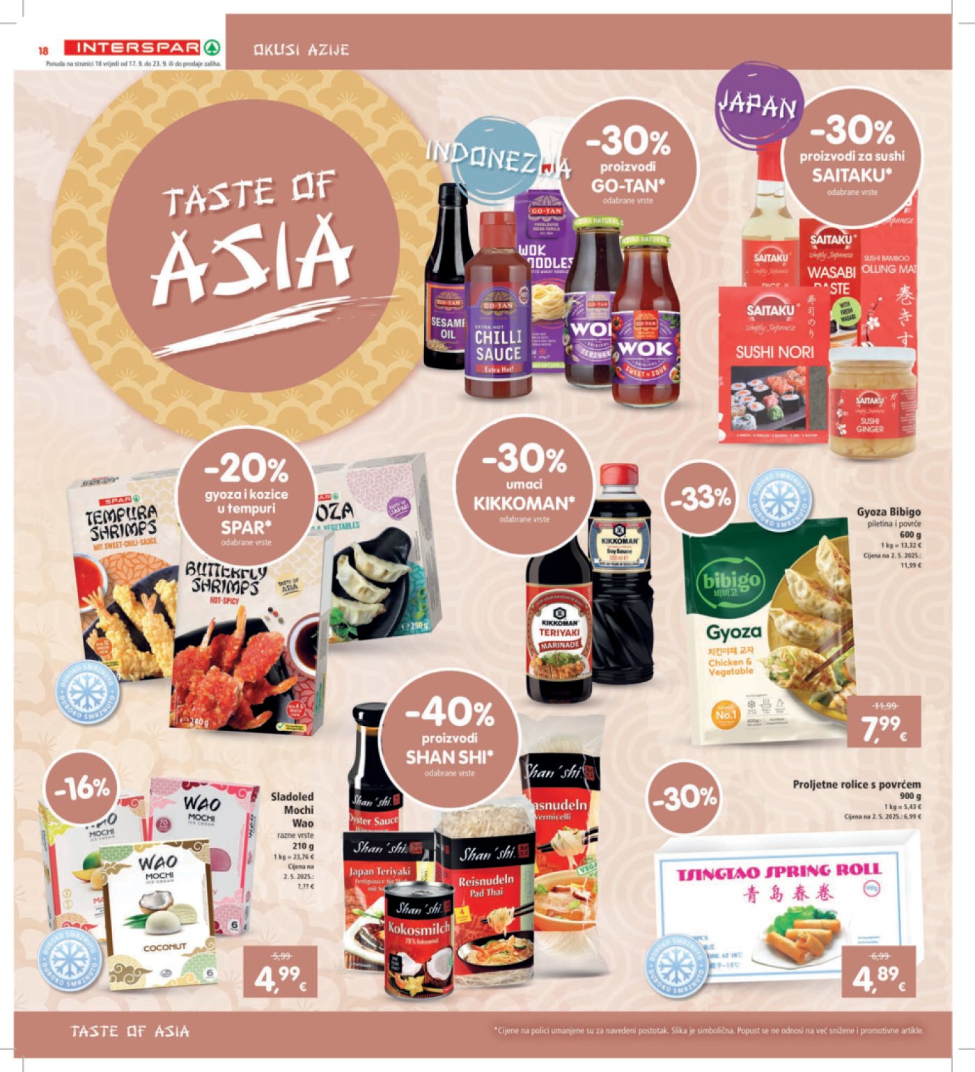 INTERSPAR katalog Akcija 17.09.-23.09.2025.