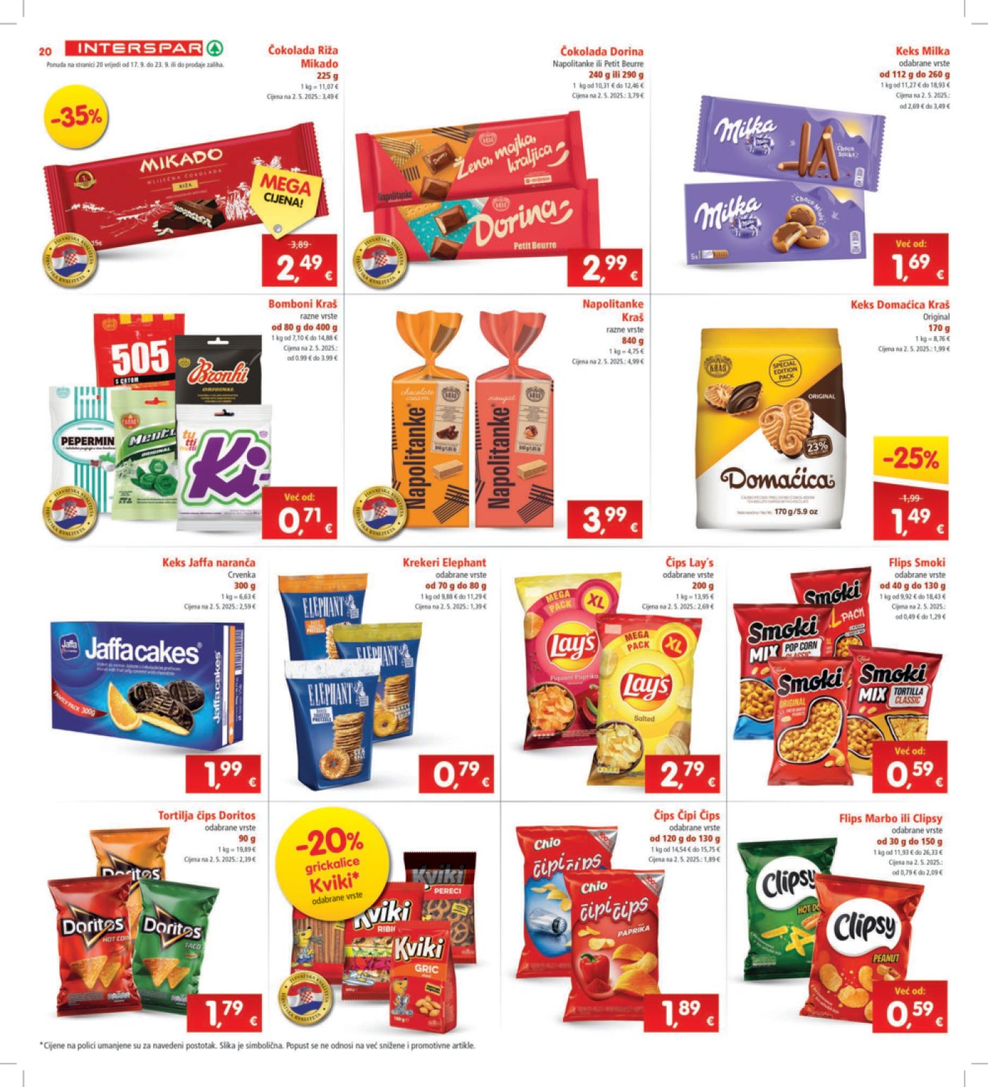 INTERSPAR katalog Akcija 17.09.-23.09.2025.