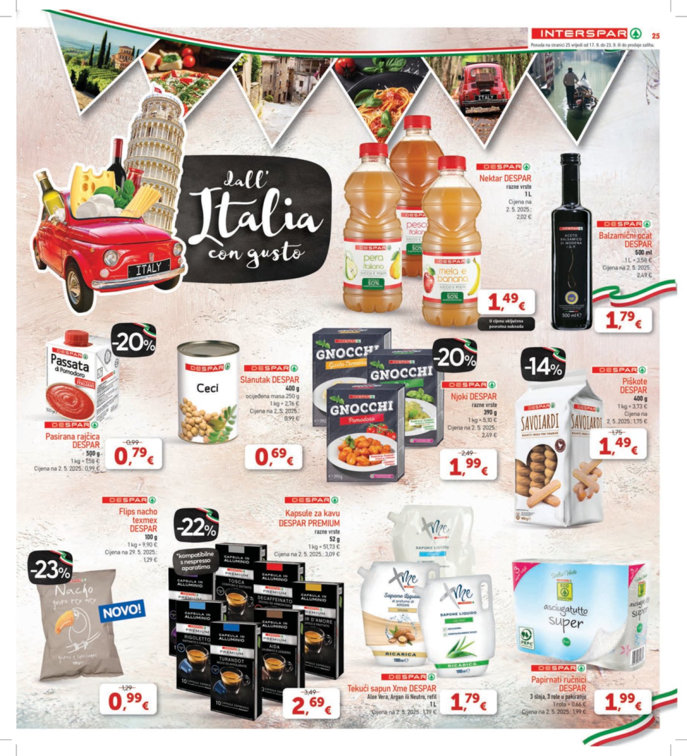 INTERSPAR katalog Akcija 17.09.-23.09.2025.