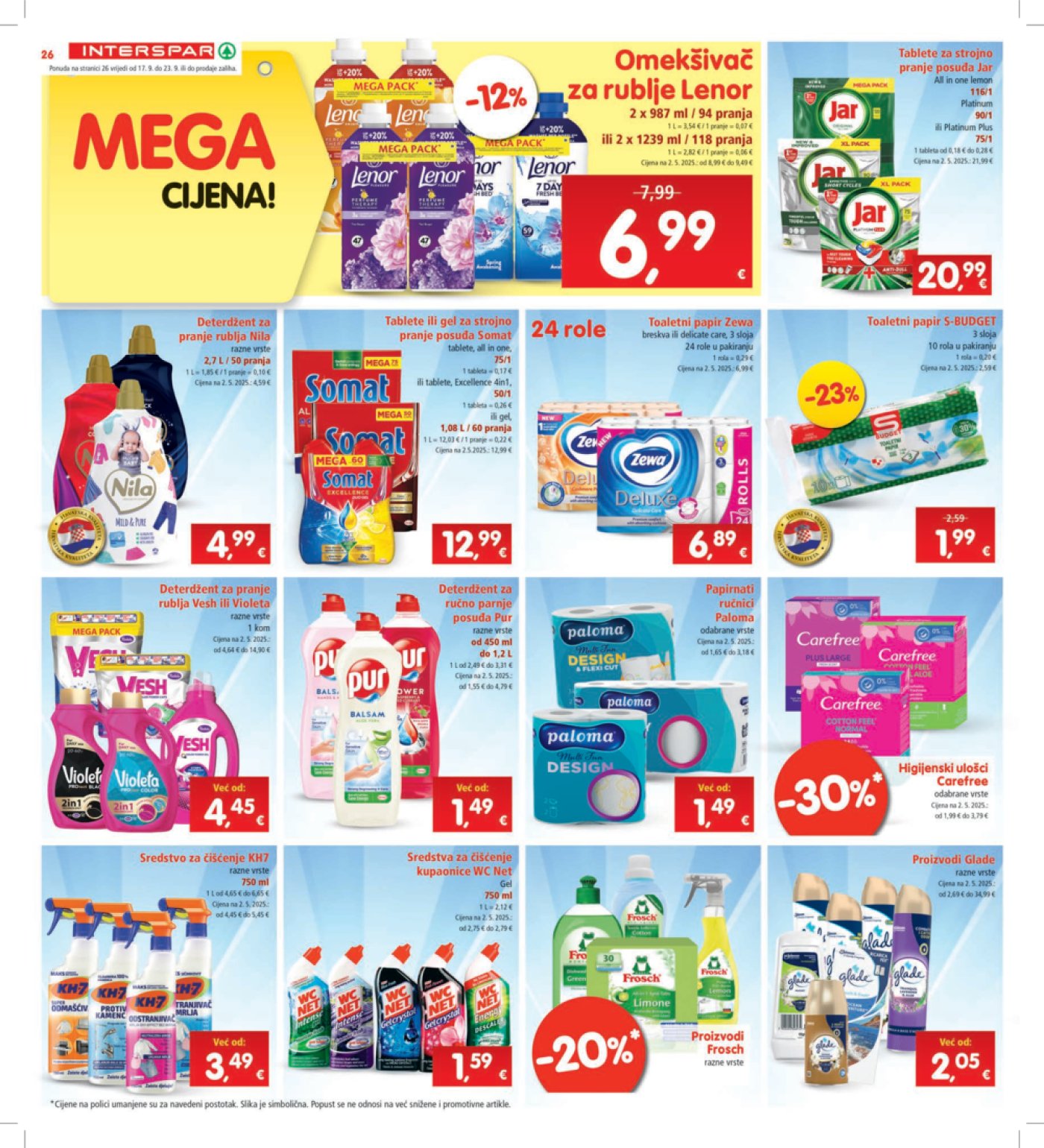 INTERSPAR katalog Akcija 17.09.-23.09.2025.