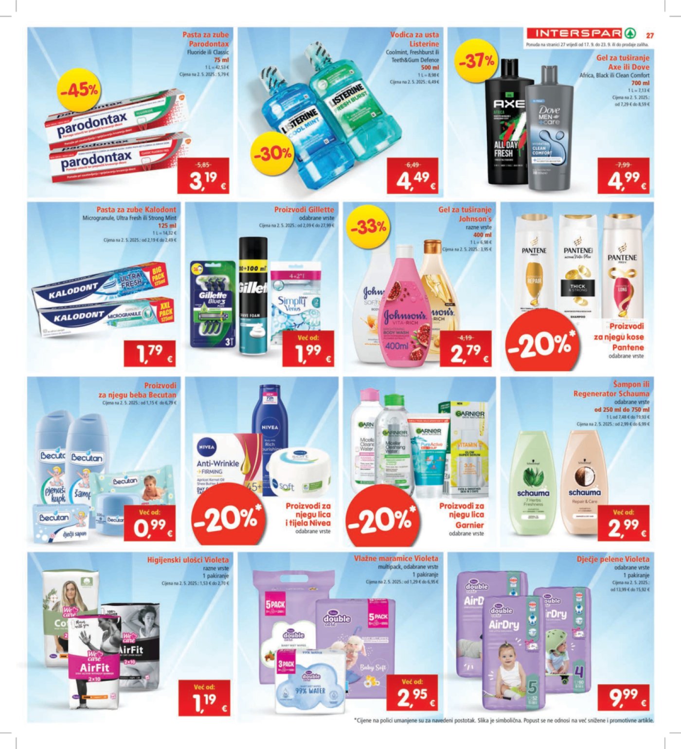 INTERSPAR katalog Akcija 17.09.-23.09.2025.