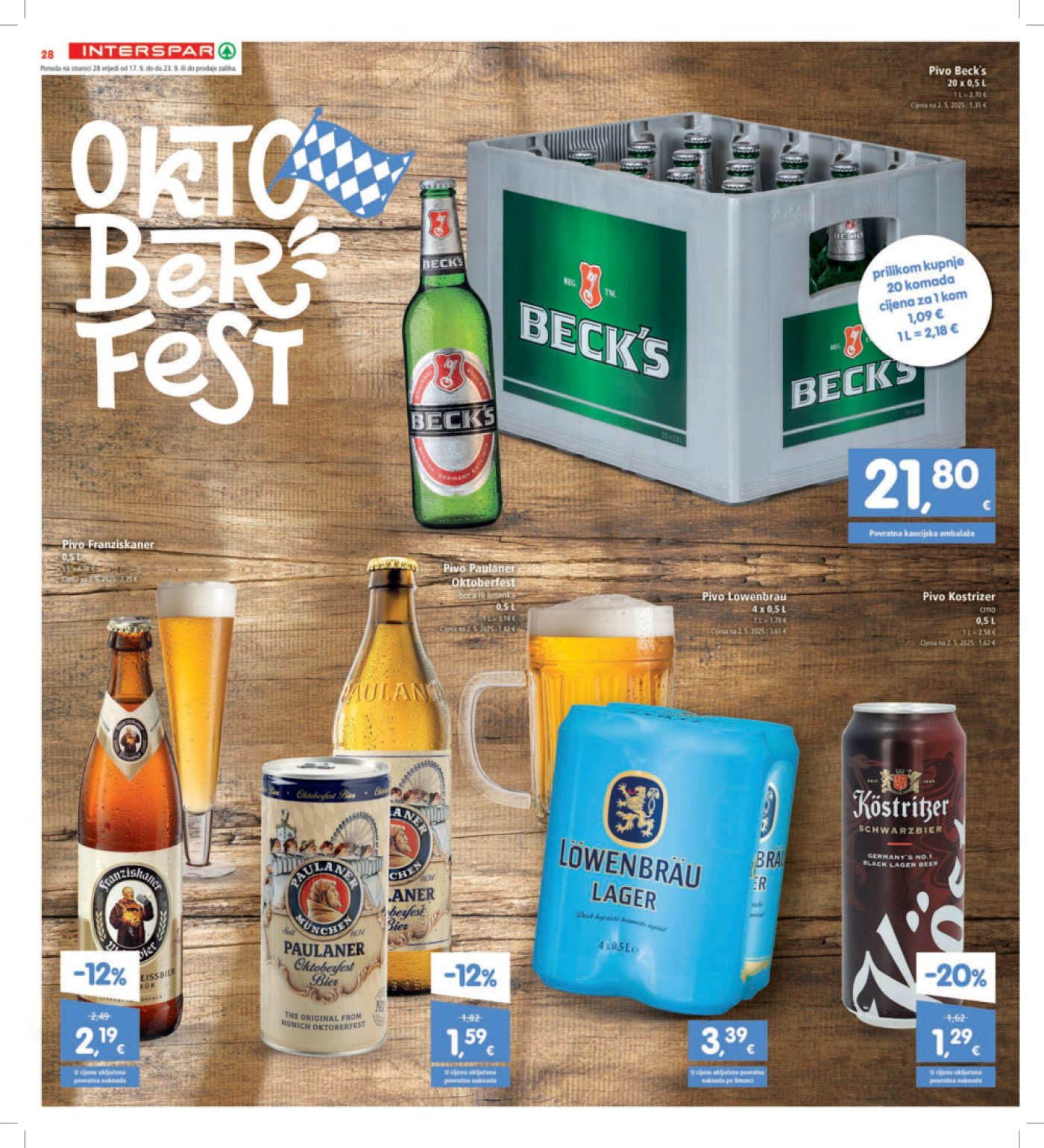 INTERSPAR katalog Akcija 17.09.-23.09.2025.