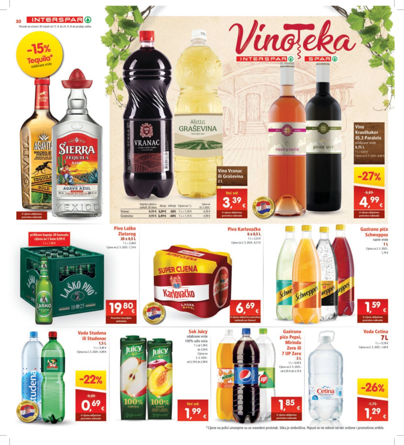 INTERSPAR katalog Akcija 17.09.-23.09.2025.