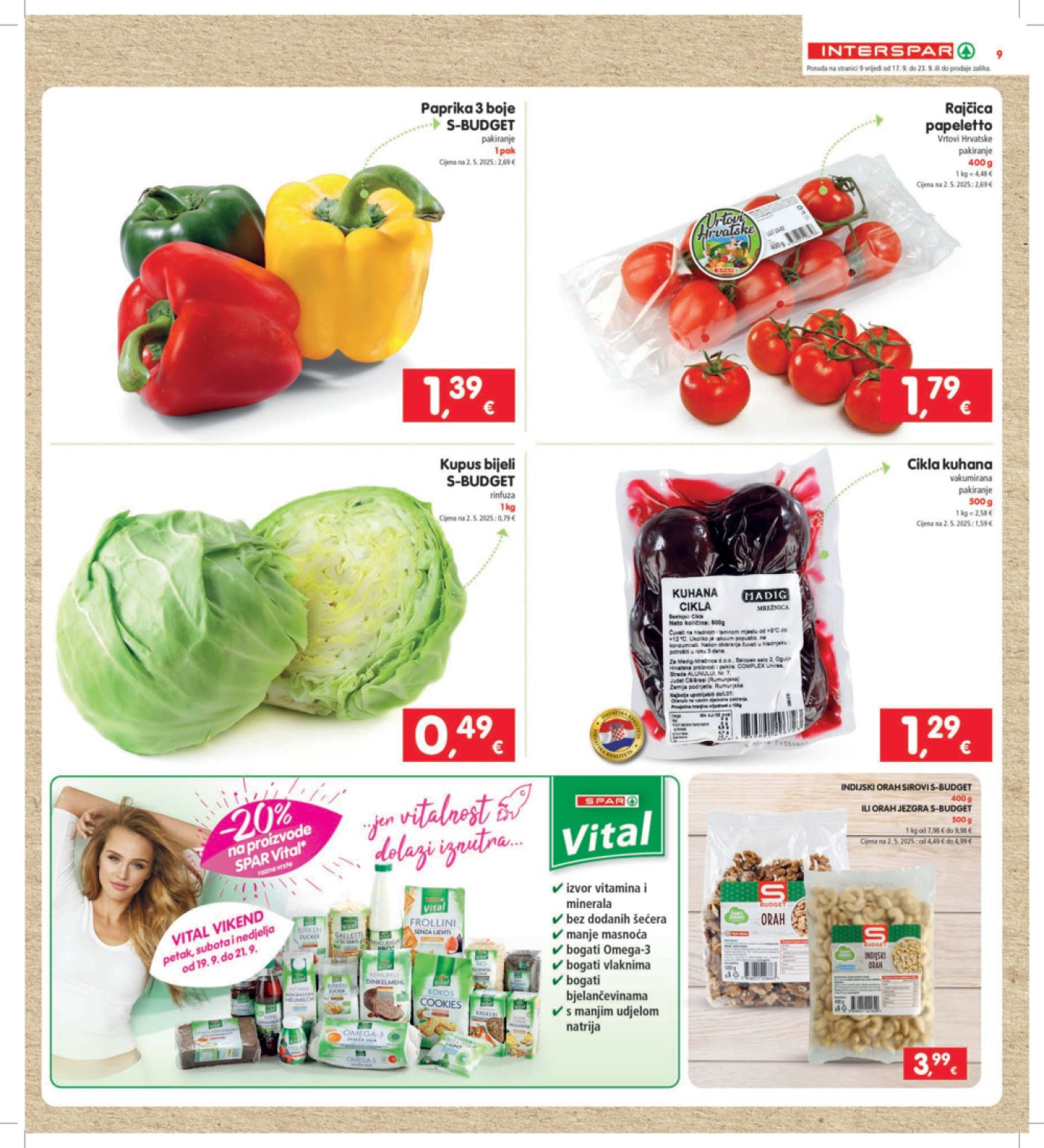 INTERSPAR katalog Akcija 17.09.-23.09.2025.