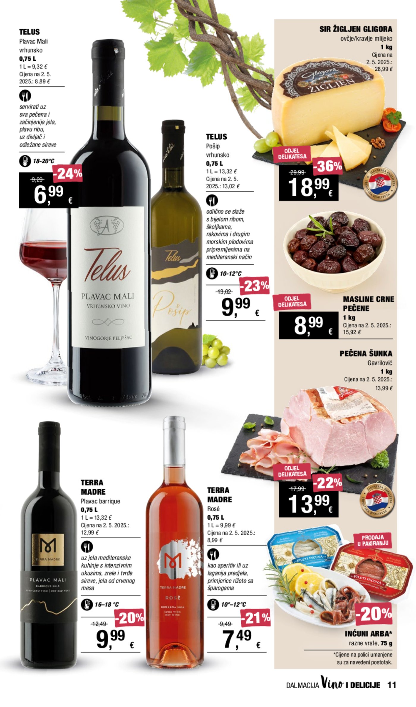 INTERSPAR katalog Vino i Delicije 18.09.-08.10.2025.
