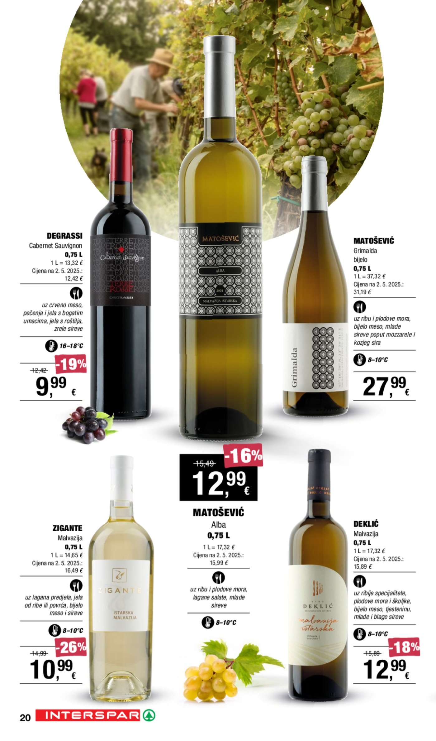INTERSPAR katalog Vino i Delicije 18.09.-08.10.2025.