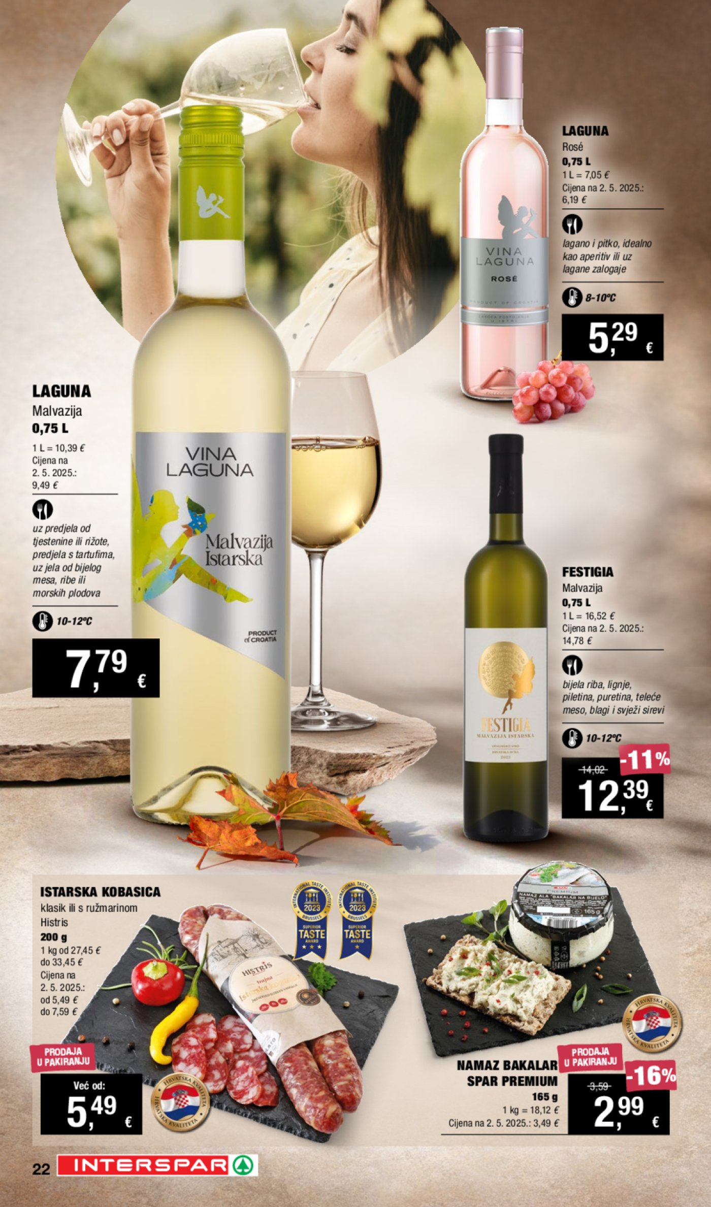 INTERSPAR katalog Vino i Delicije 18.09.-08.10.2025.