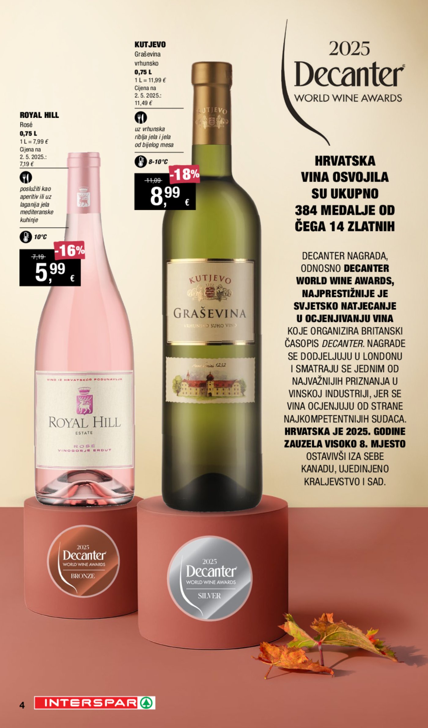 INTERSPAR katalog Vino i Delicije 18.09.-08.10.2025.