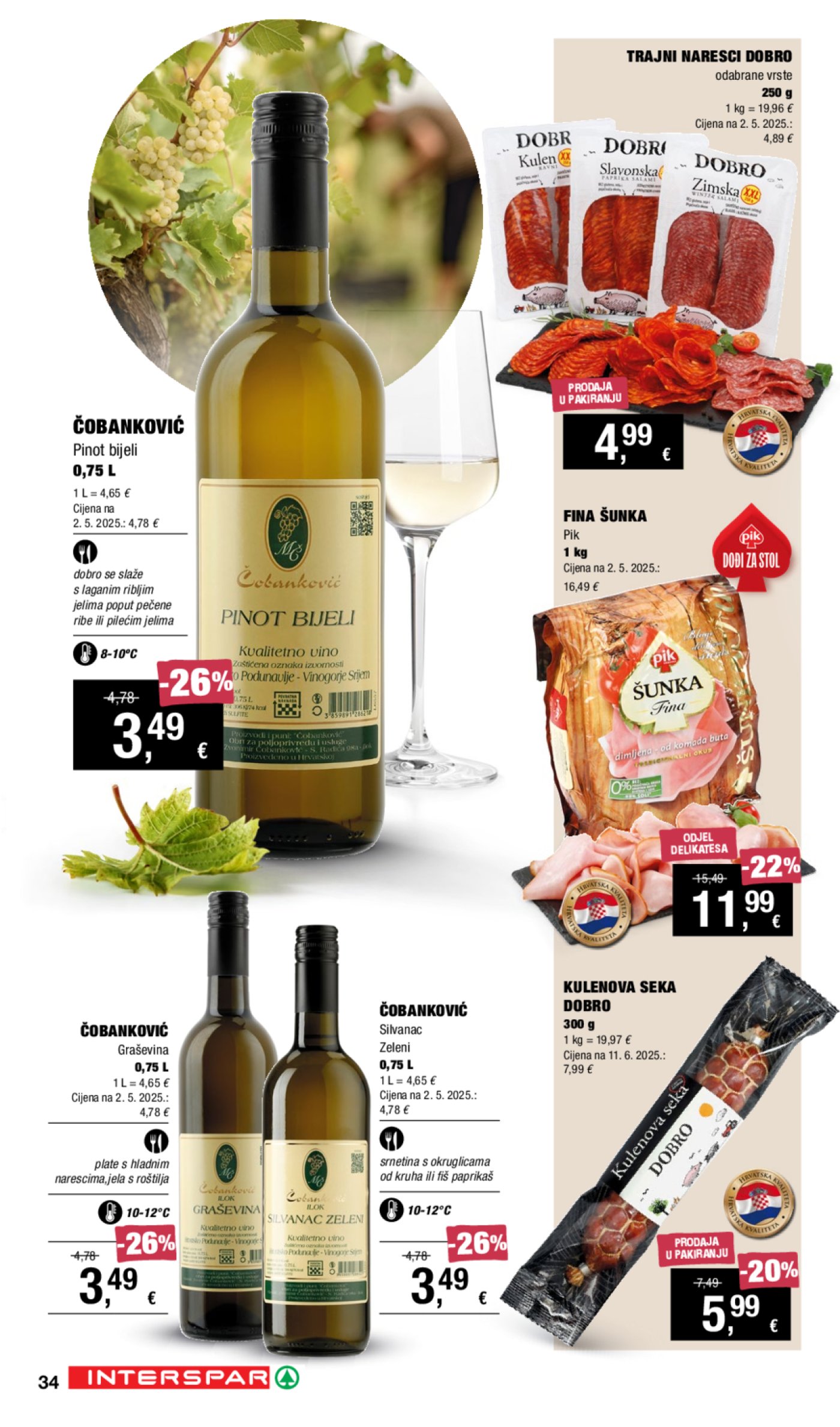 INTERSPAR katalog Vino i Delicije 18.09.-08.10.2025.