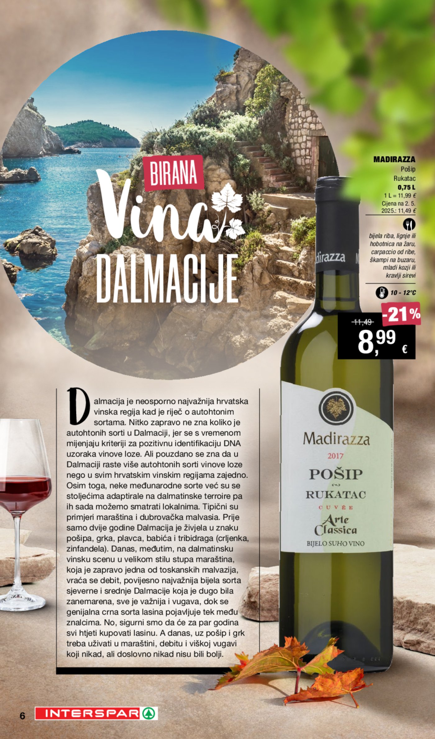 INTERSPAR katalog Vino i Delicije 18.09.-08.10.2025.