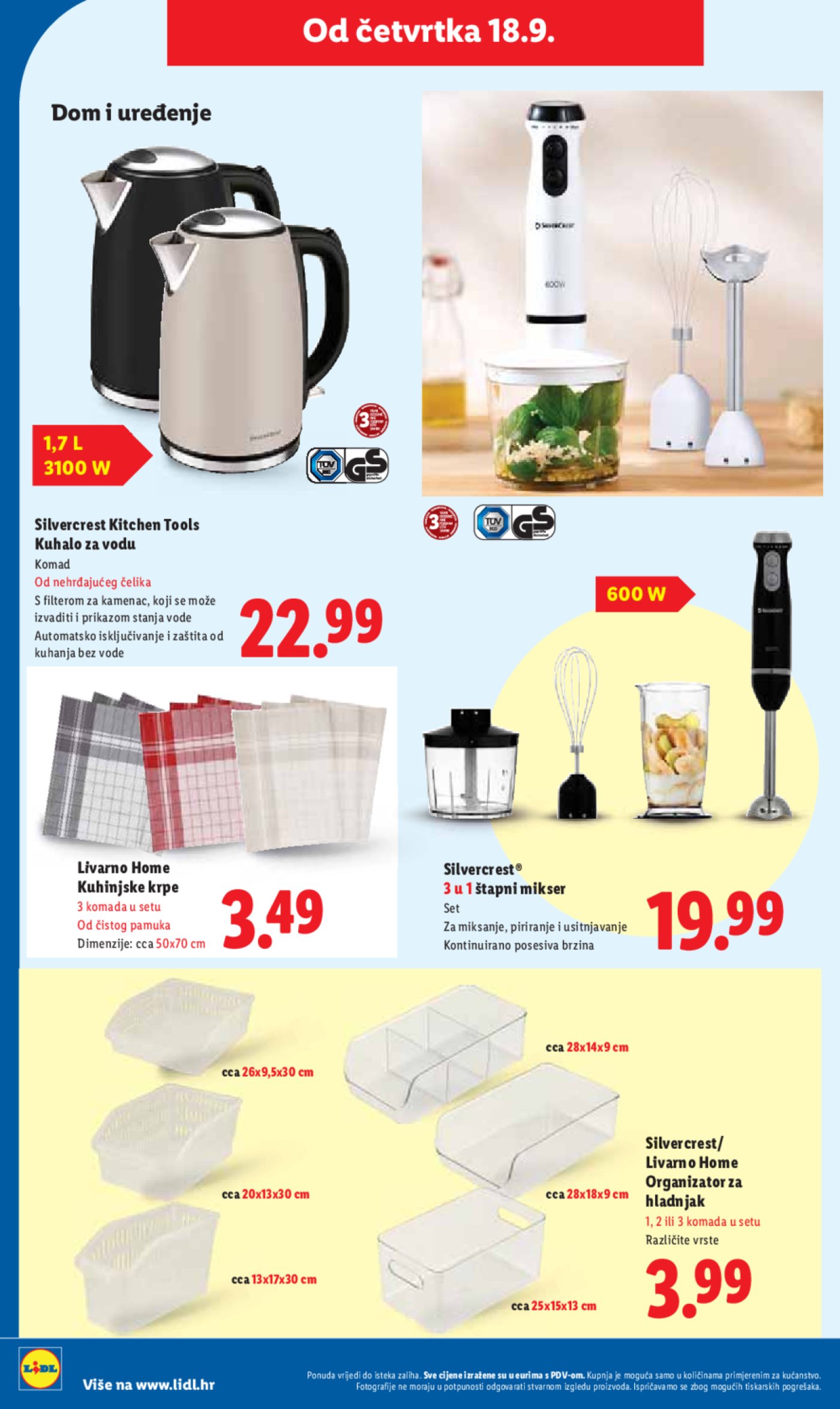 Lidl katalog Super ponuda od četvrtka 18.09 - 21.09.2025.