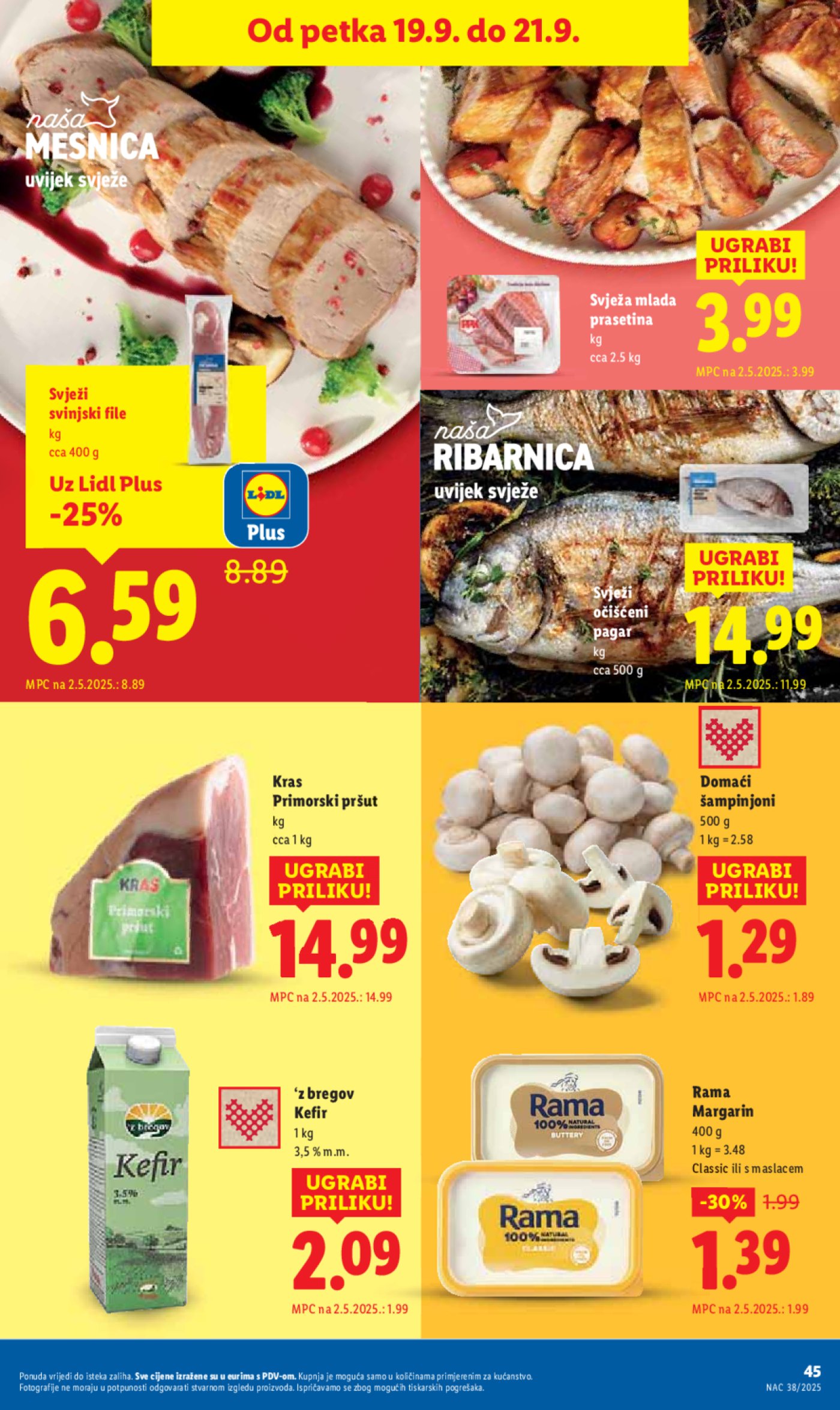 Lidl katalog Super ponuda od četvrtka 18.09 - 21.09.2025.