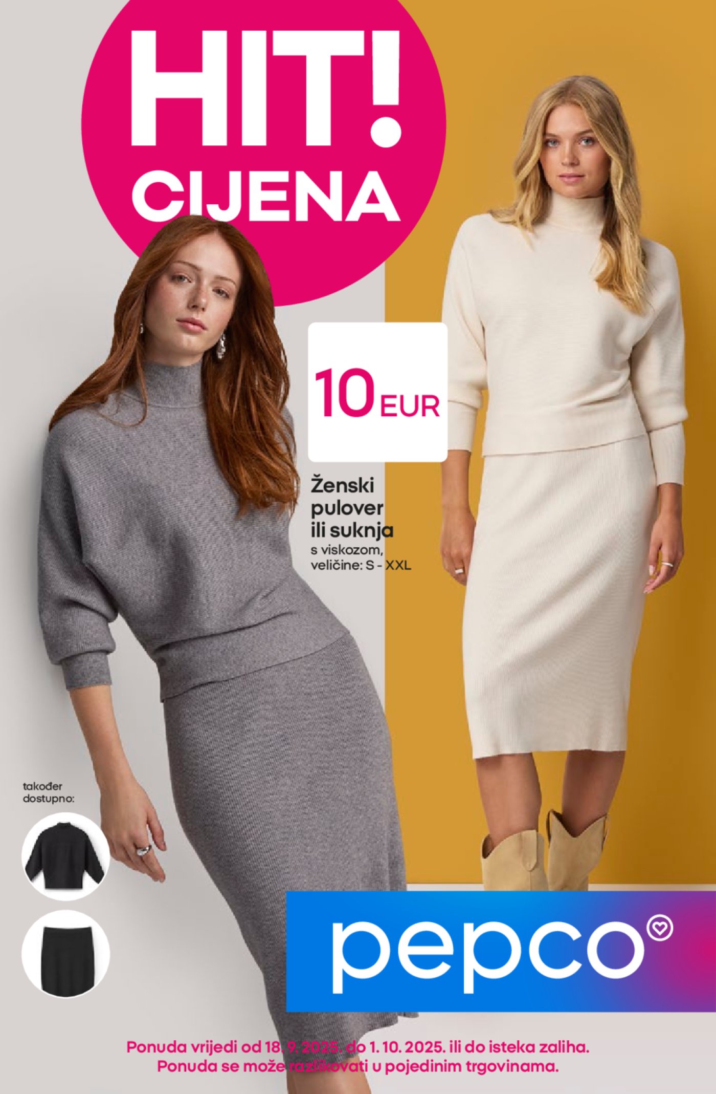 Pepco katalog Akcija 18.09. - 01.10.2025.