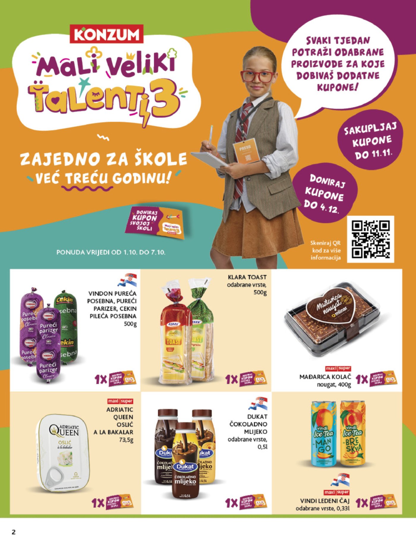 Konzum katalog Akcija 01.10. - 07.10.2025.