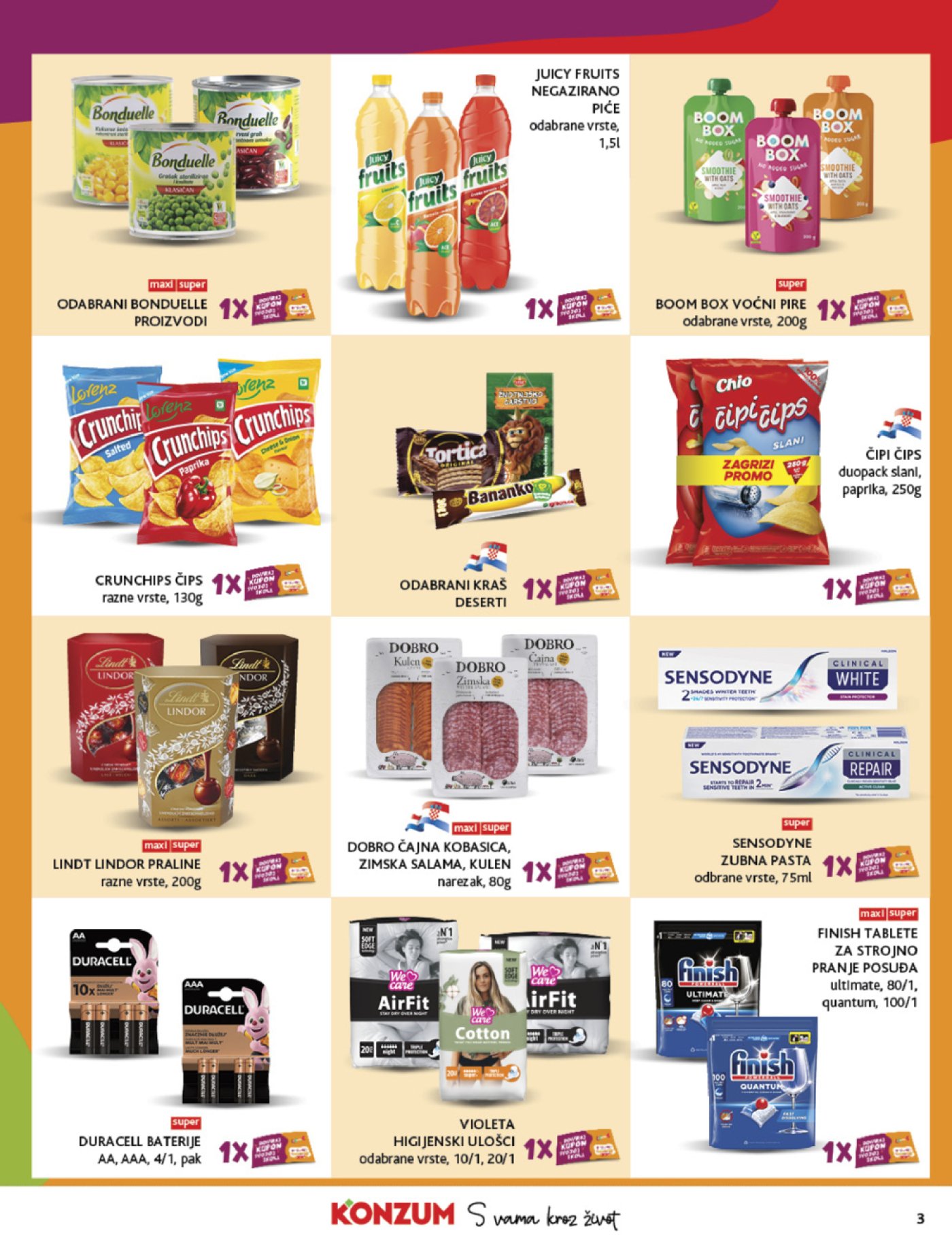 Konzum katalog Akcija 01.10. - 07.10.2025.