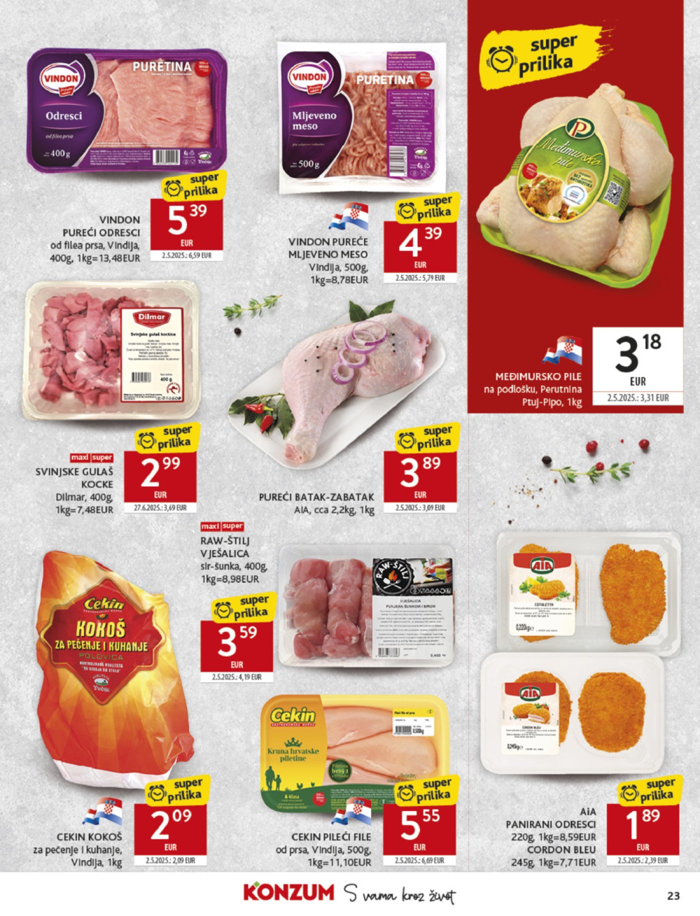 Konzum katalog Akcija 01.10. - 07.10.2025.