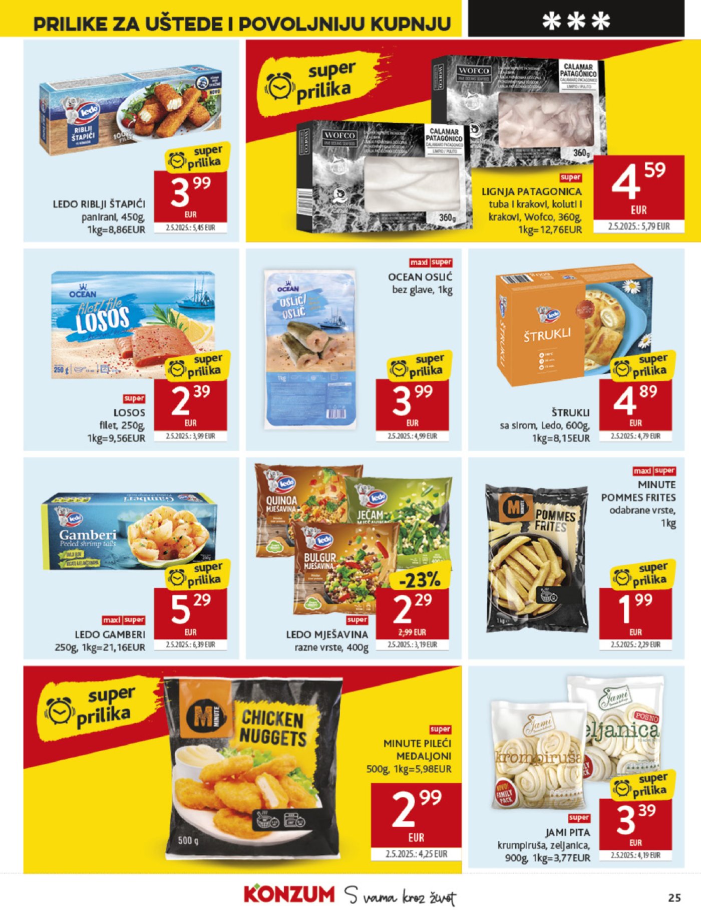 Konzum katalog Akcija 01.10. - 07.10.2025.